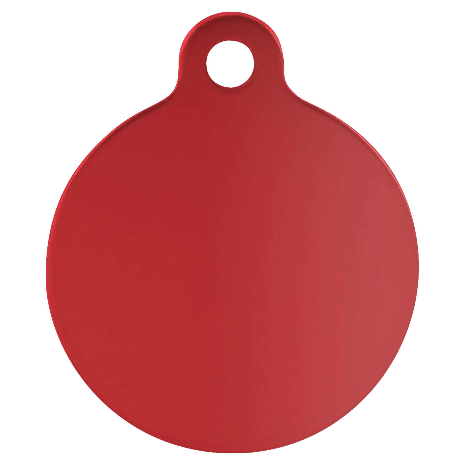 Personalized Double-Sided Round Shape Pet Name Tag, Anodized Aluminum, 1.25" JDS