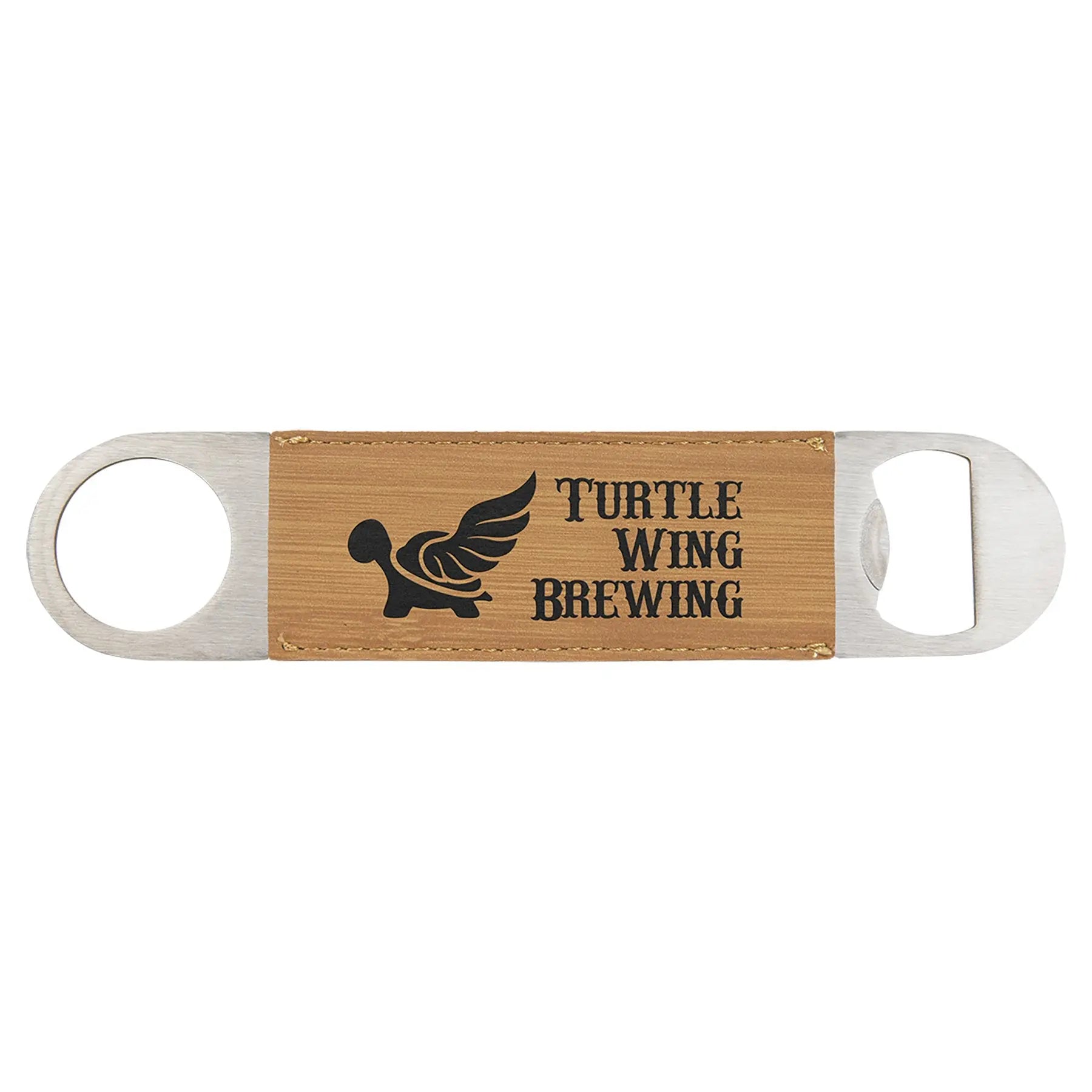 Custom Engraved Leatherette Bottle Opener – 1.5" x 7" with 10 Color Options JDS
