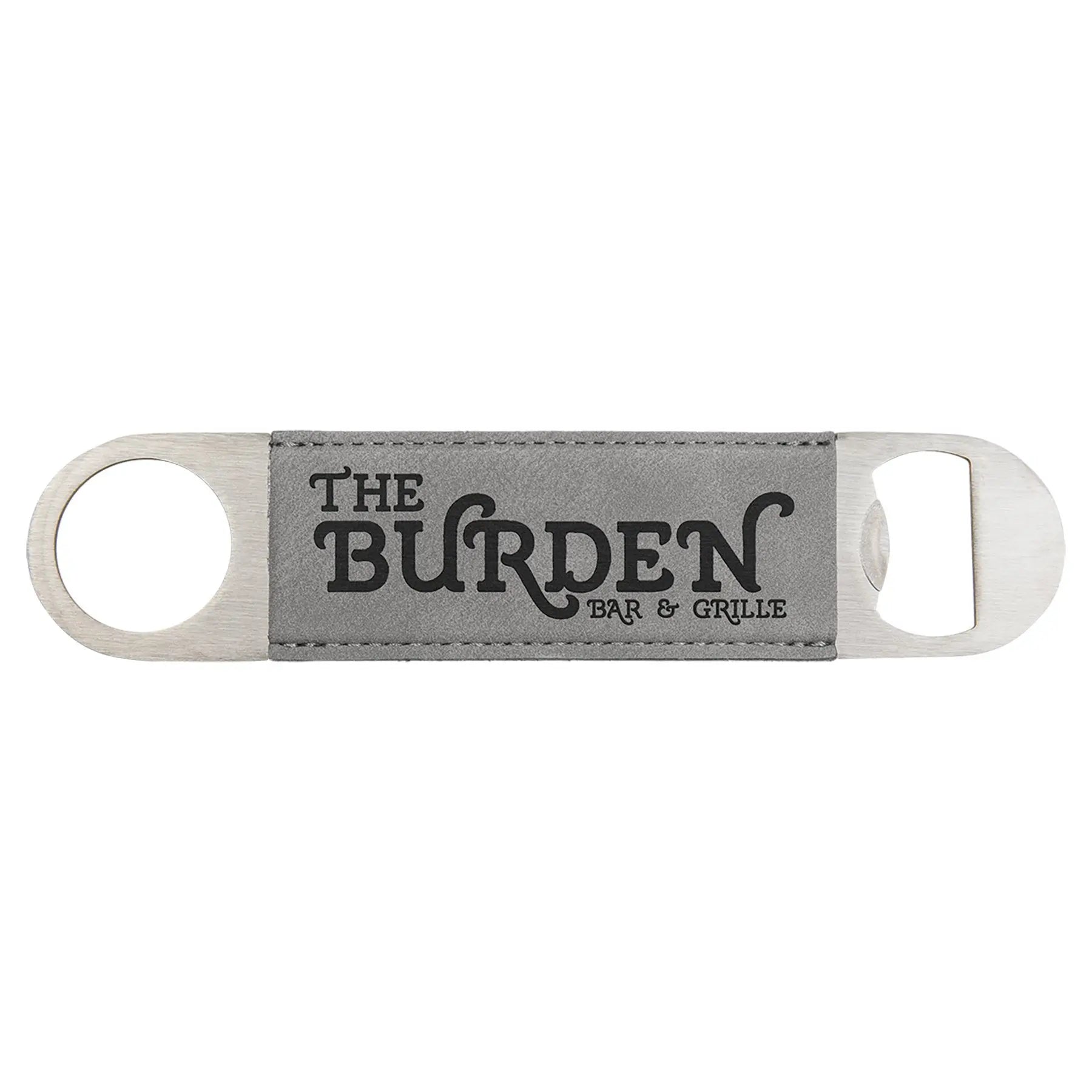 Custom Engraved Leatherette Bottle Opener – 1.5" x 7" with 10 Color Options JDS