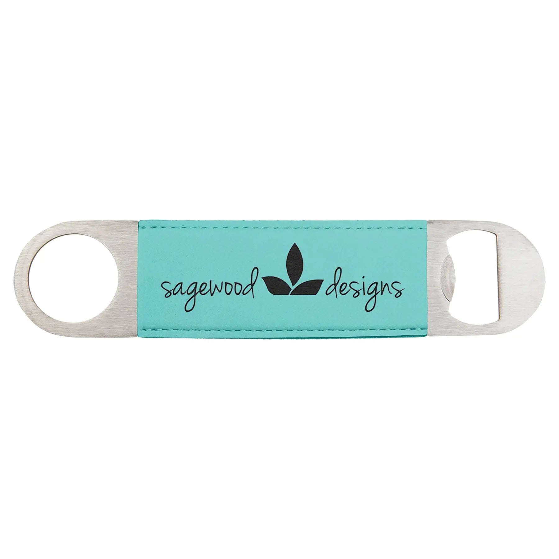 Custom Engraved Leatherette Bottle Opener – 1.5" x 7" with 10 Color Options JDS