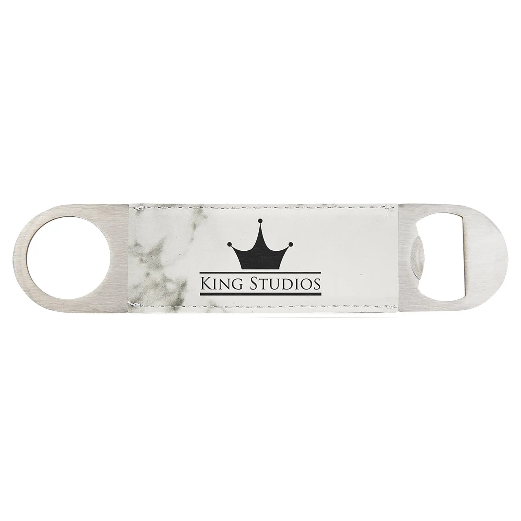 Custom Engraved Leatherette Bottle Opener – 1.5" x 7" with 10 Color Options JDS
