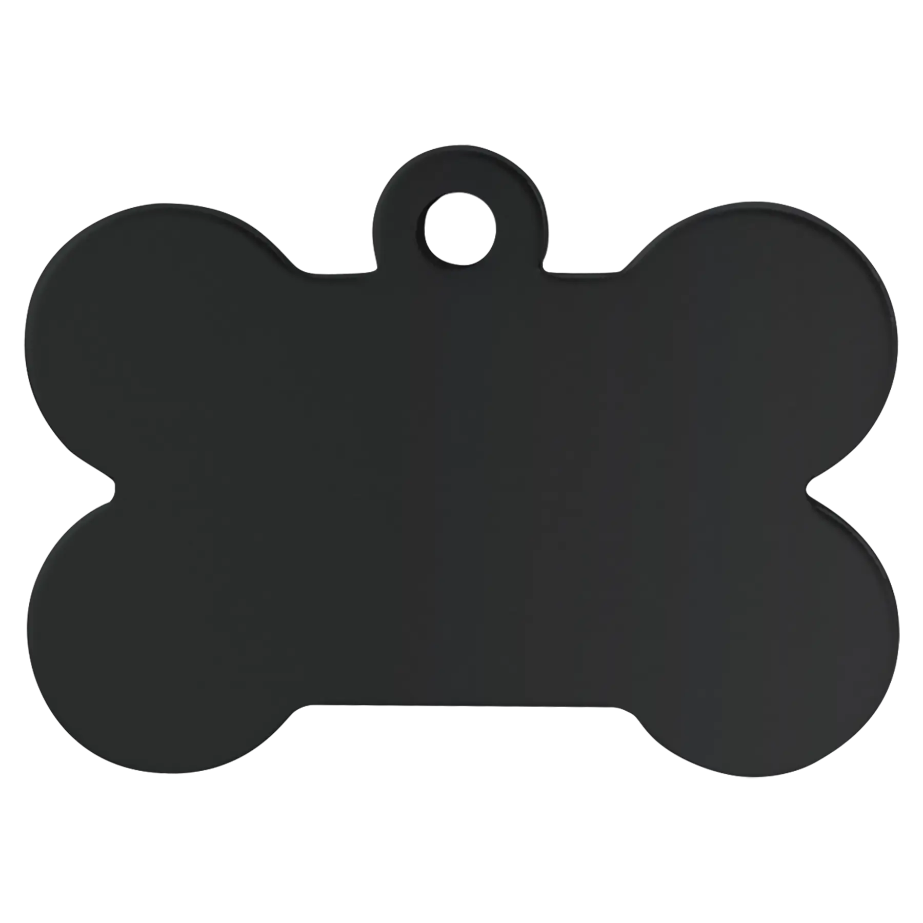 Personalized Double-Sided Bone Shape Pet Name Tag, Anodized Aluminum, 1.5" x 1" JDS