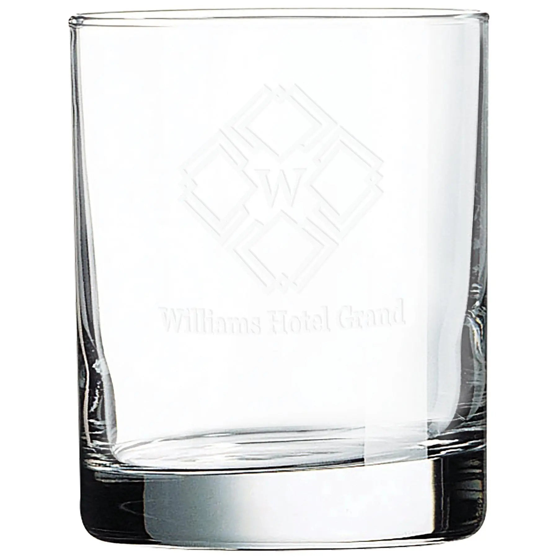 Personalized 10.5 oz On the Rocks Glass – Whiskey Lowball, Custom Engraved JDS