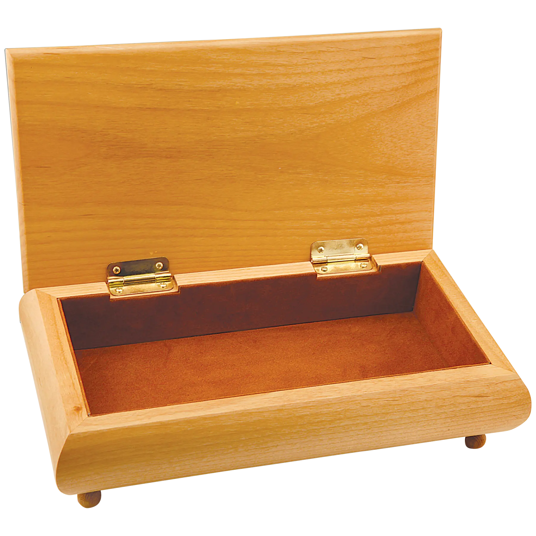 Custom Engraved Red Alder Wood Gift Box – Personalized Jewelry or Keepsake Box, 2 Sizes JDS