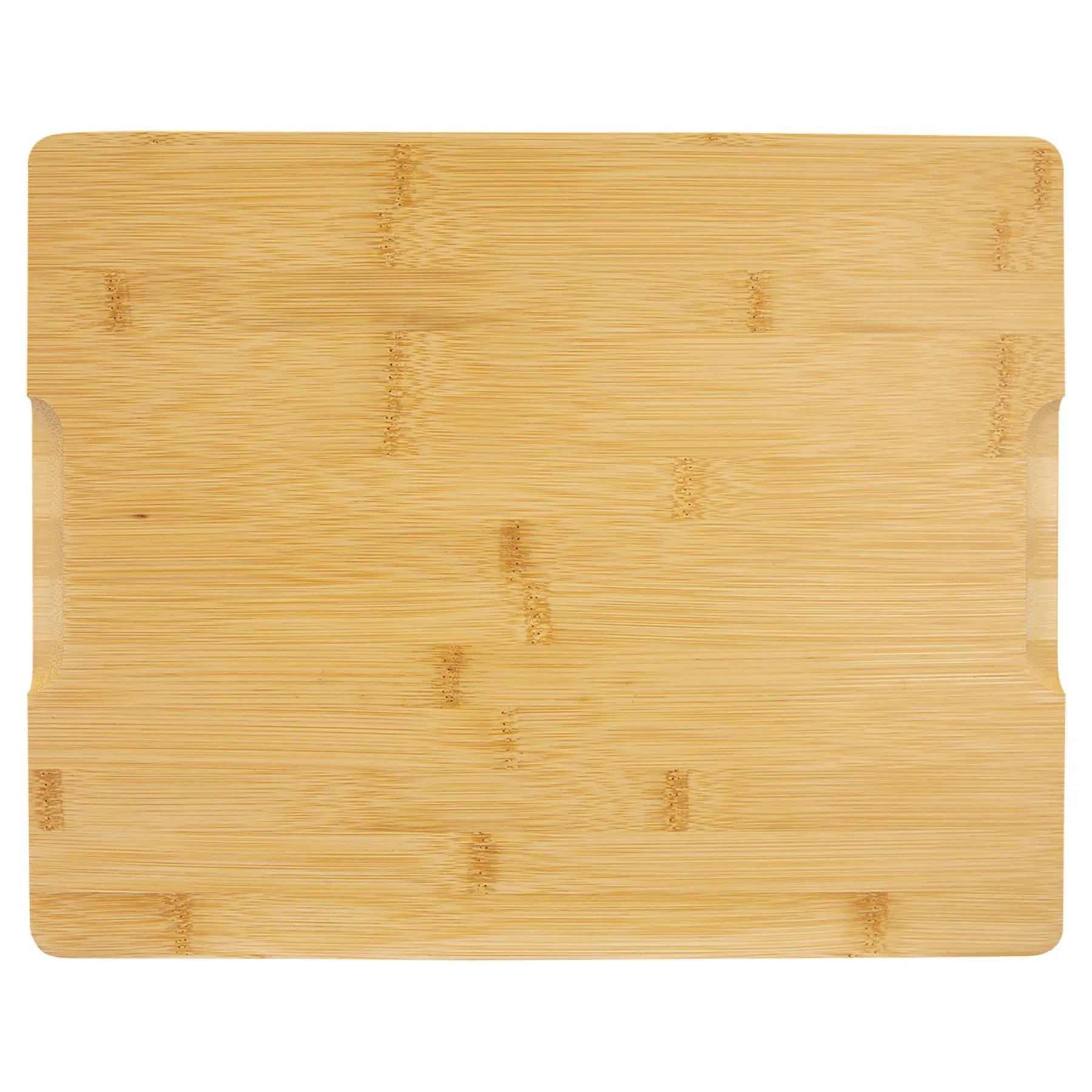 Personalized Charcuterie Cutting Board with Drip Ring, Bamboo Wood, 13.75" x 11" JDS