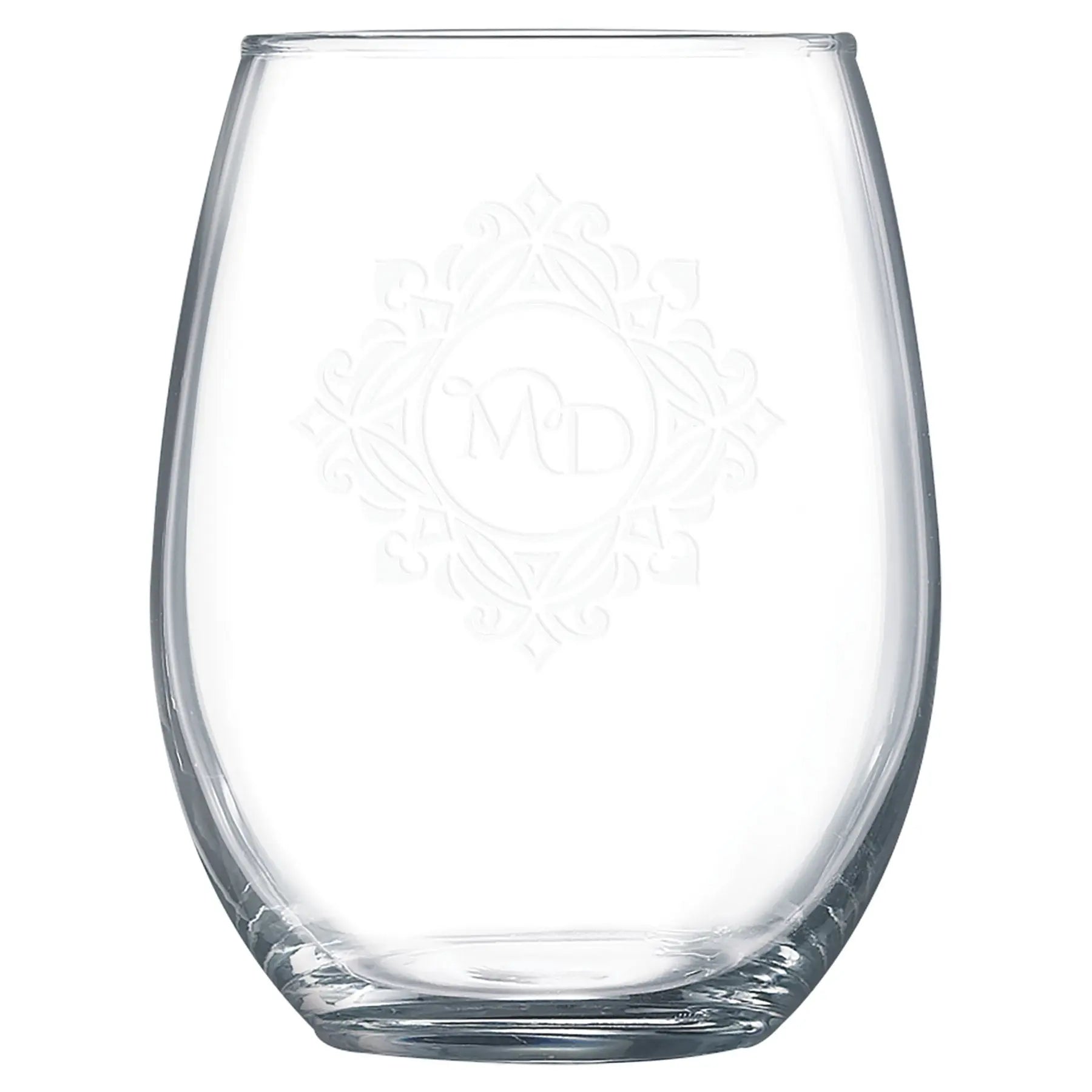Personalized 15 oz. Stemless Wine Glass – Custom Engraved & Stylish Gift JDS