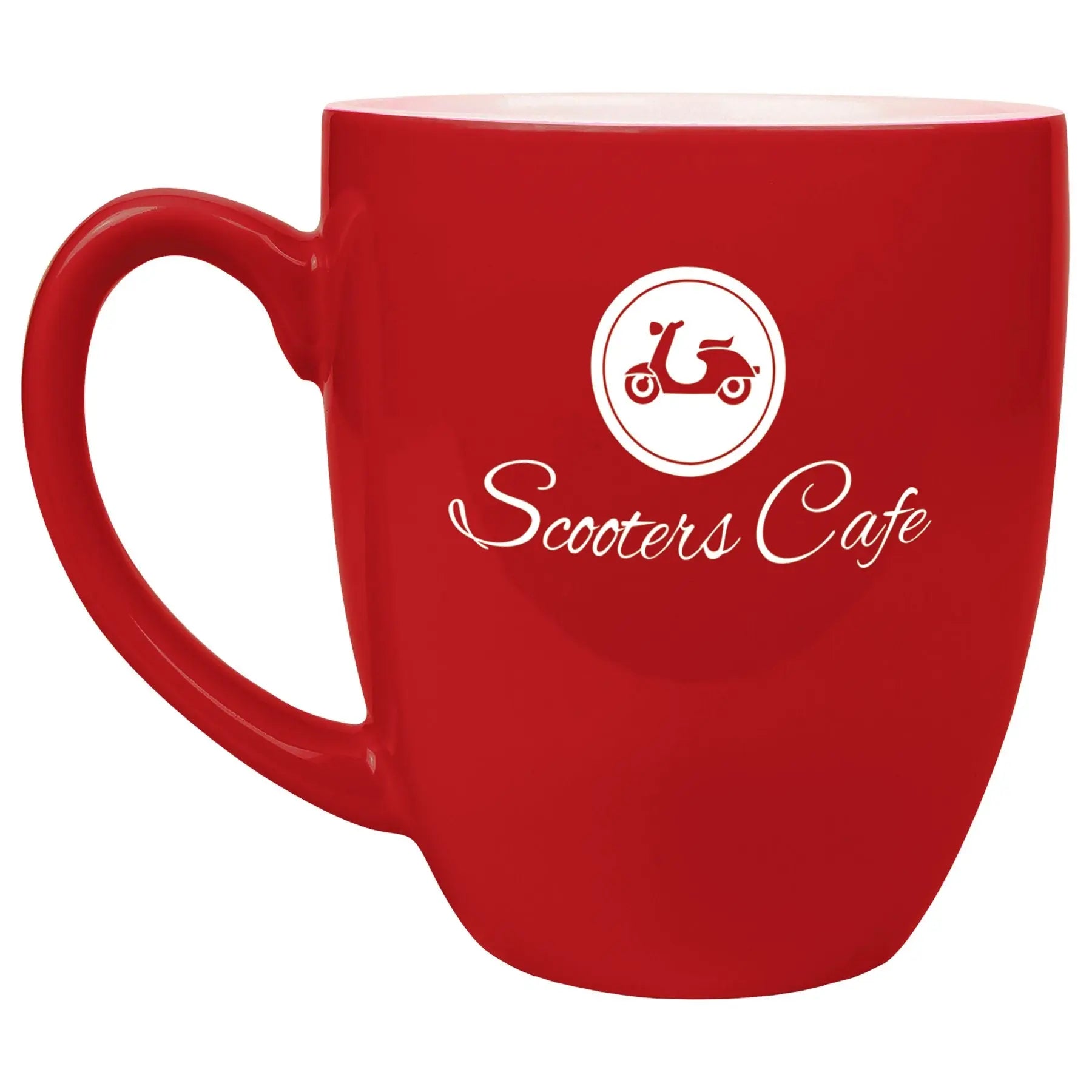 Personalized 16 oz. Bistro Coffee Mug, Ceramic, 6 Colors JDS