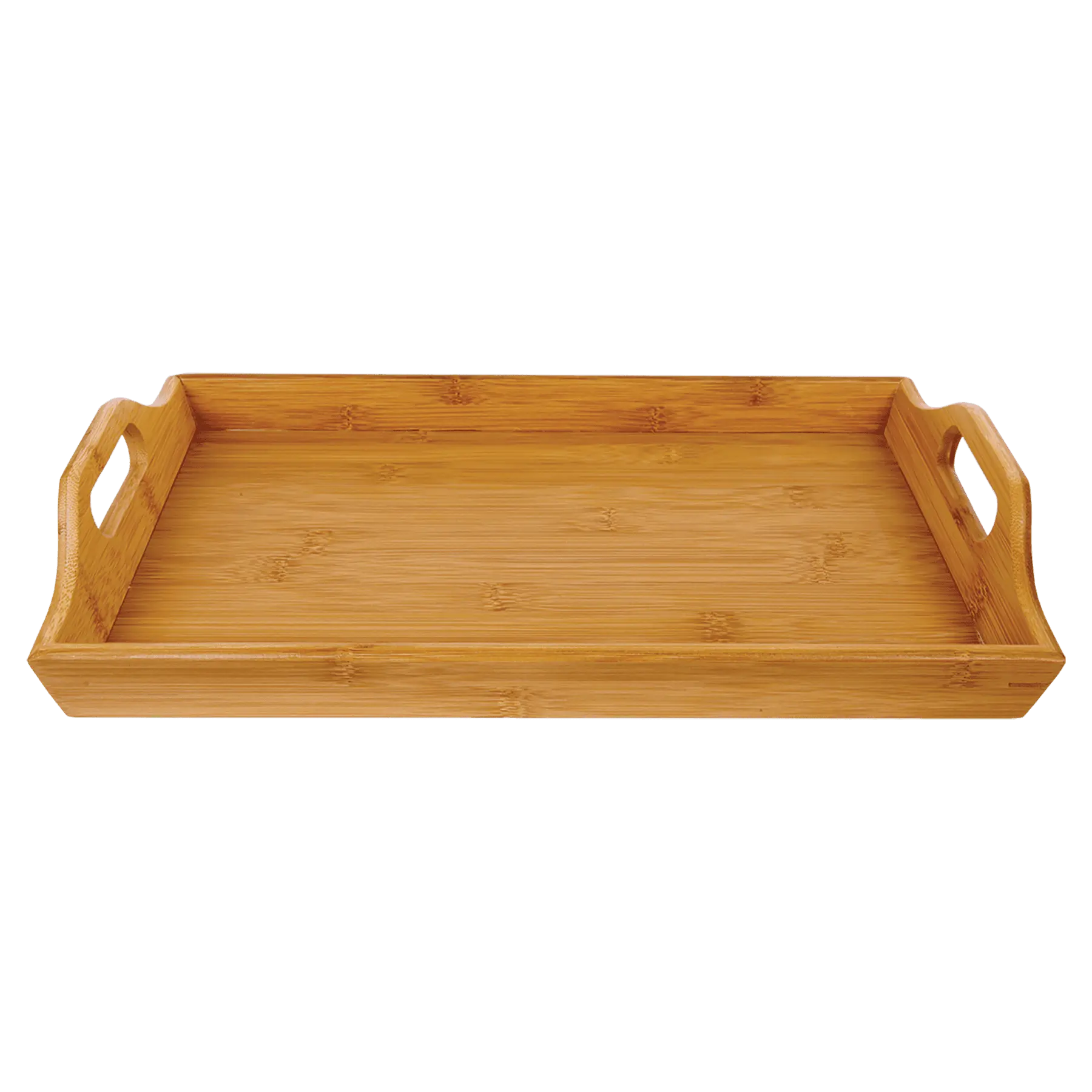 Personalized Wooden Serving Tray, Bamboo Wood, 16.5" x  9.75" JDS