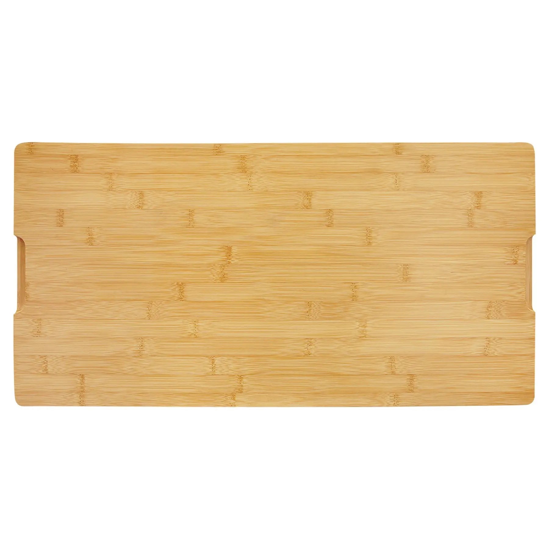 Personalized Charcuterie Cutting Board with Drip Ring, Bamboo Wood, 23.75" x 12" JDS