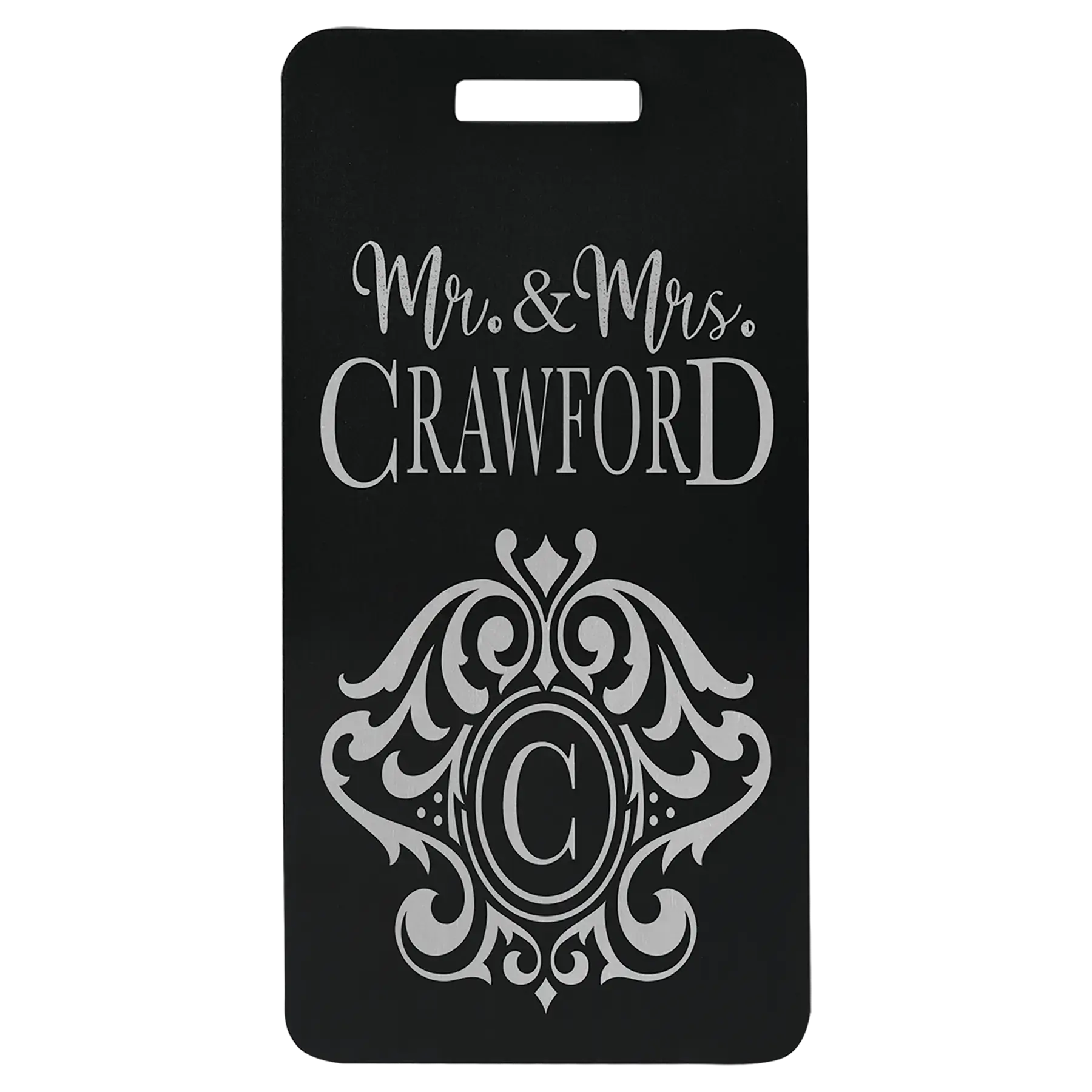 Personalized Double-Sided Luggage Tag / School or Sports Bag Tag, Anodized Aluminum, 5 Colors Sams Engraving and Gifts