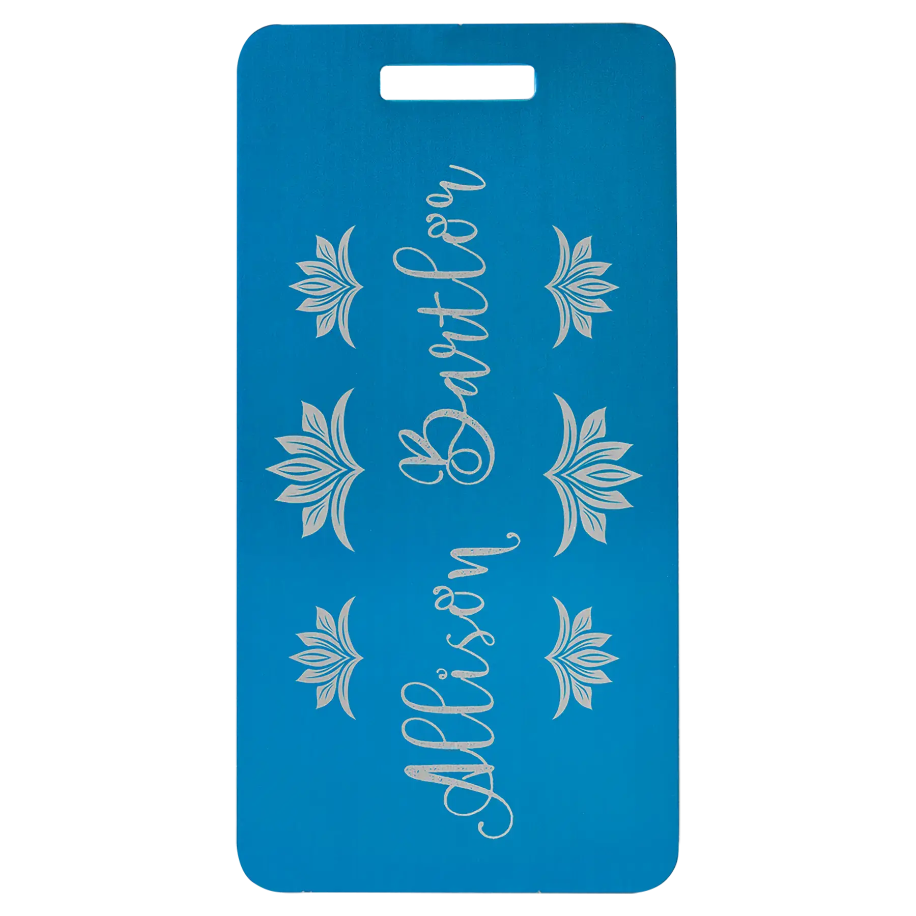 Personalized Double-Sided Luggage Tag / School or Sports Bag Tag, Anodized Aluminum, 5 Colors Sams Engraving and Gifts