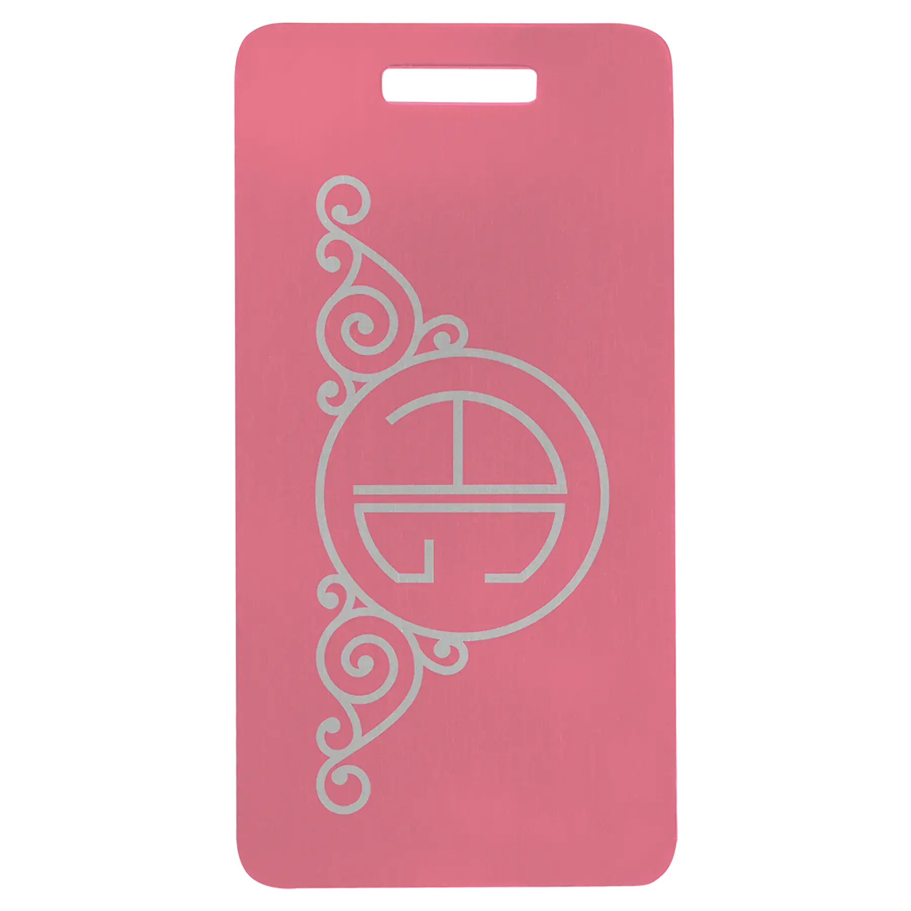 Personalized Double-Sided Luggage Tag / School or Sports Bag Tag, Anodized Aluminum, 5 Colors Sams Engraving and Gifts