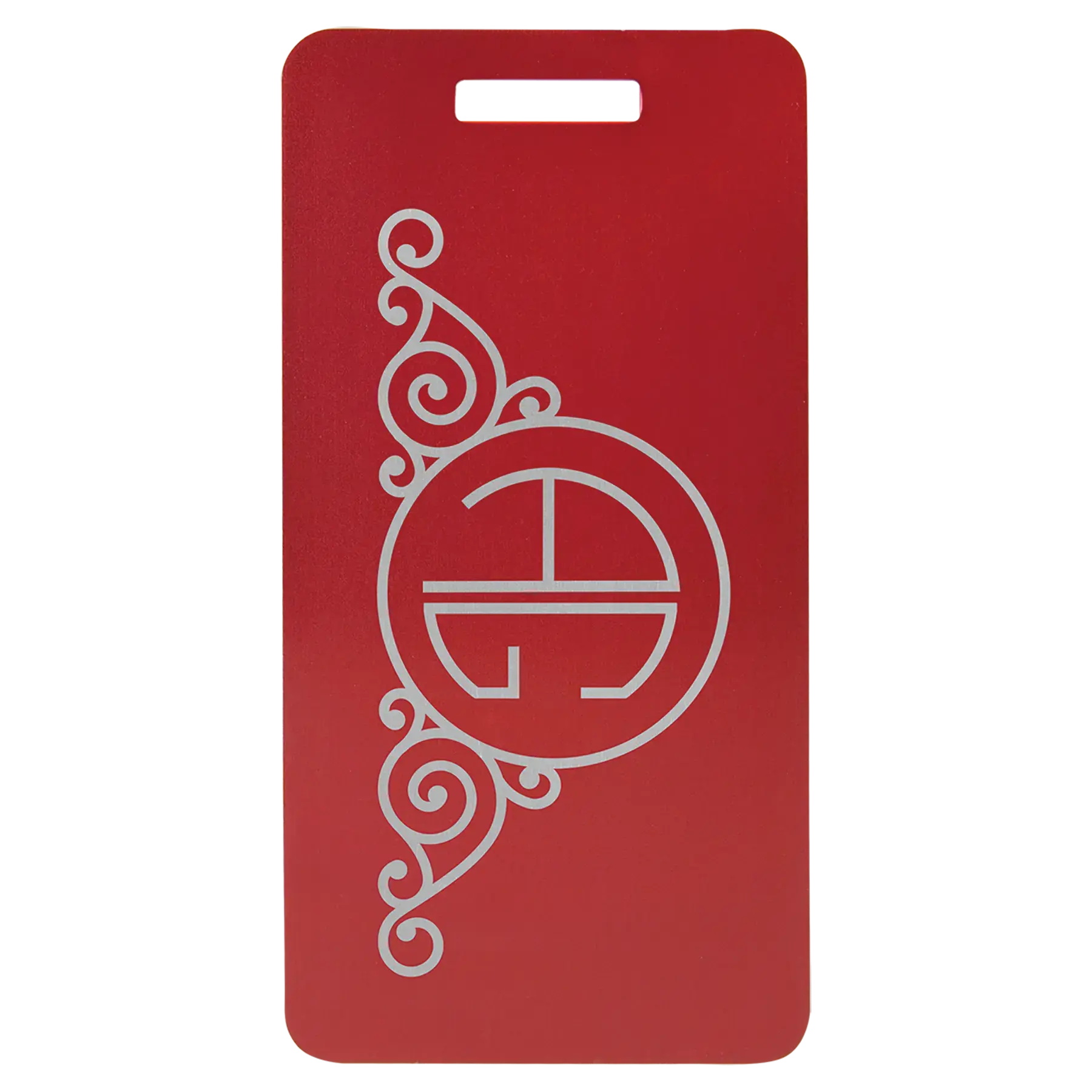 Personalized Double-Sided Luggage Tag / School or Sports Bag Tag, Anodized Aluminum, 5 Colors Sams Engraving and Gifts