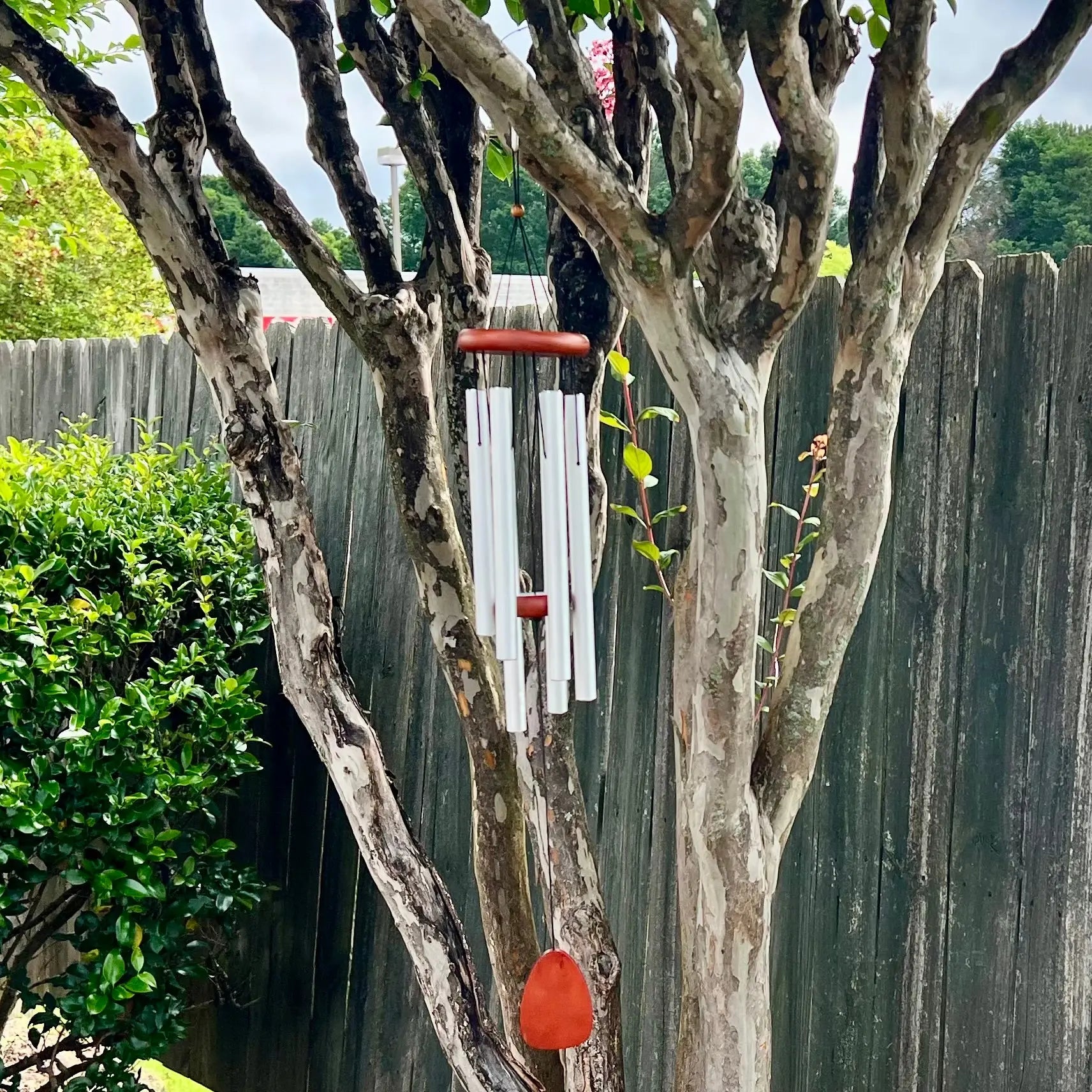 Personalized 37" Silver Aluminum Wind Chimes – Memorial, Sympathy Gift & Garden Decor  Sams Engraving and Gifts