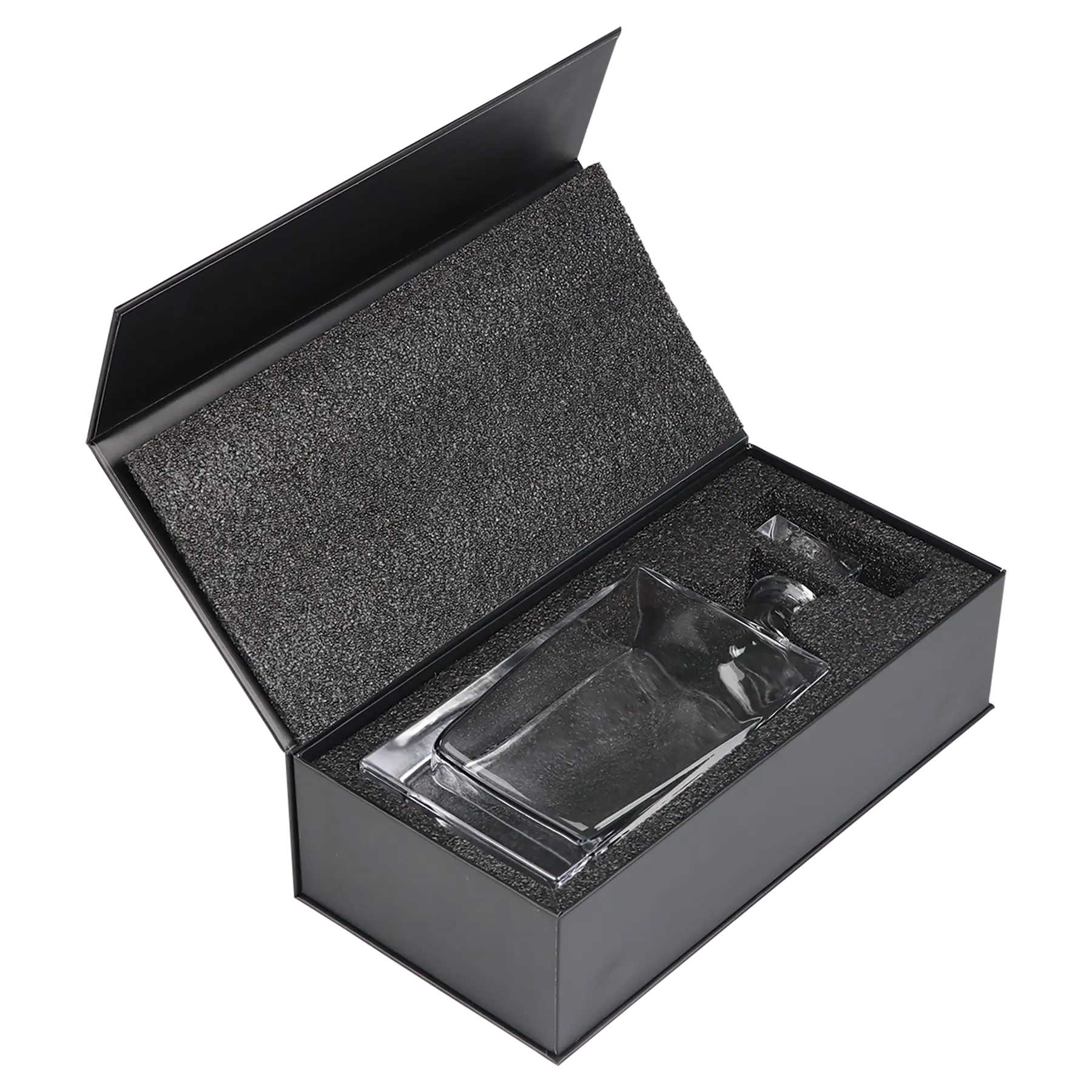 Custom Engraved 810ml Rectangle Personalized Glass Decanter JDS