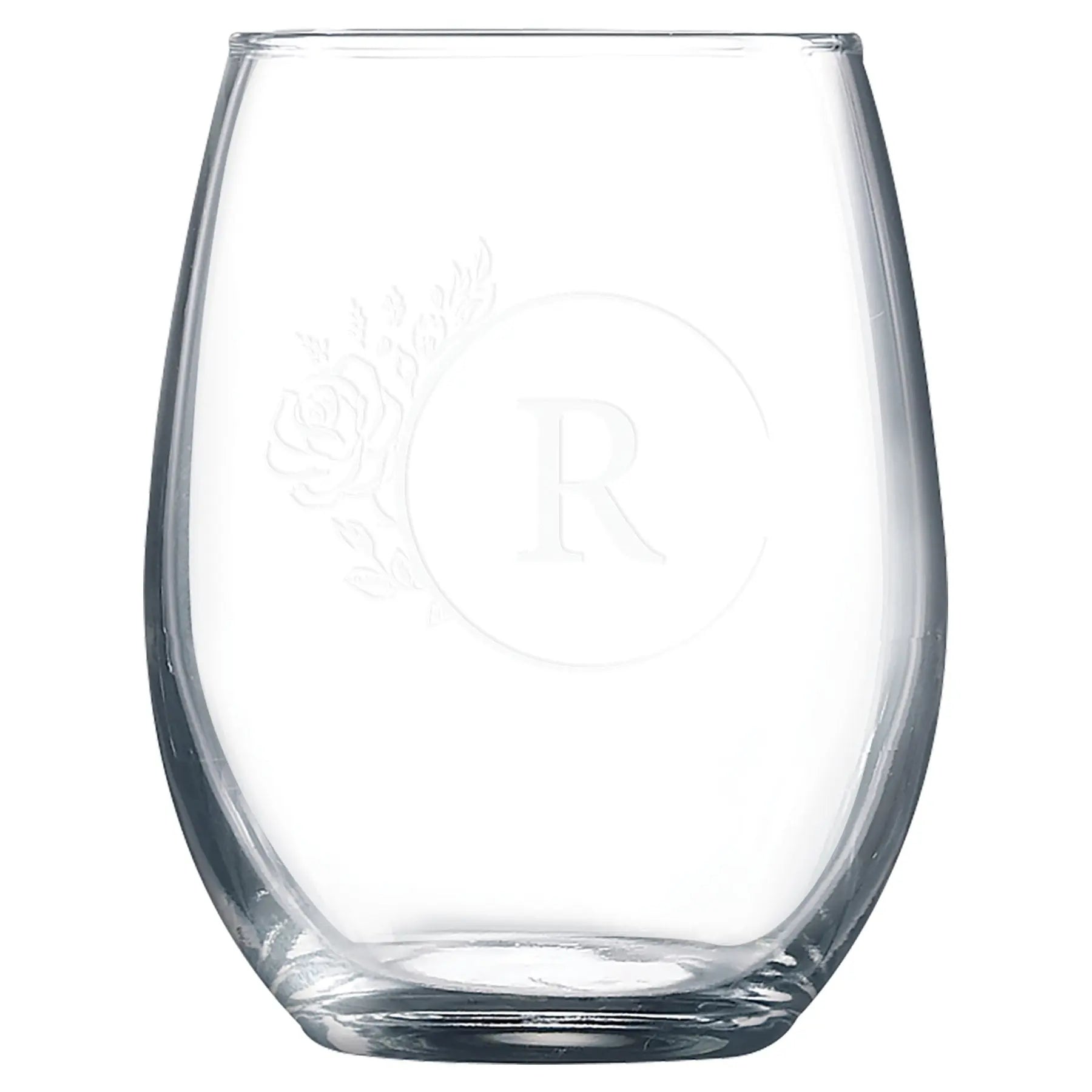 Personalized 9 oz. Stemless Wine Glass – Custom Engraved & Perfect Gift JDS