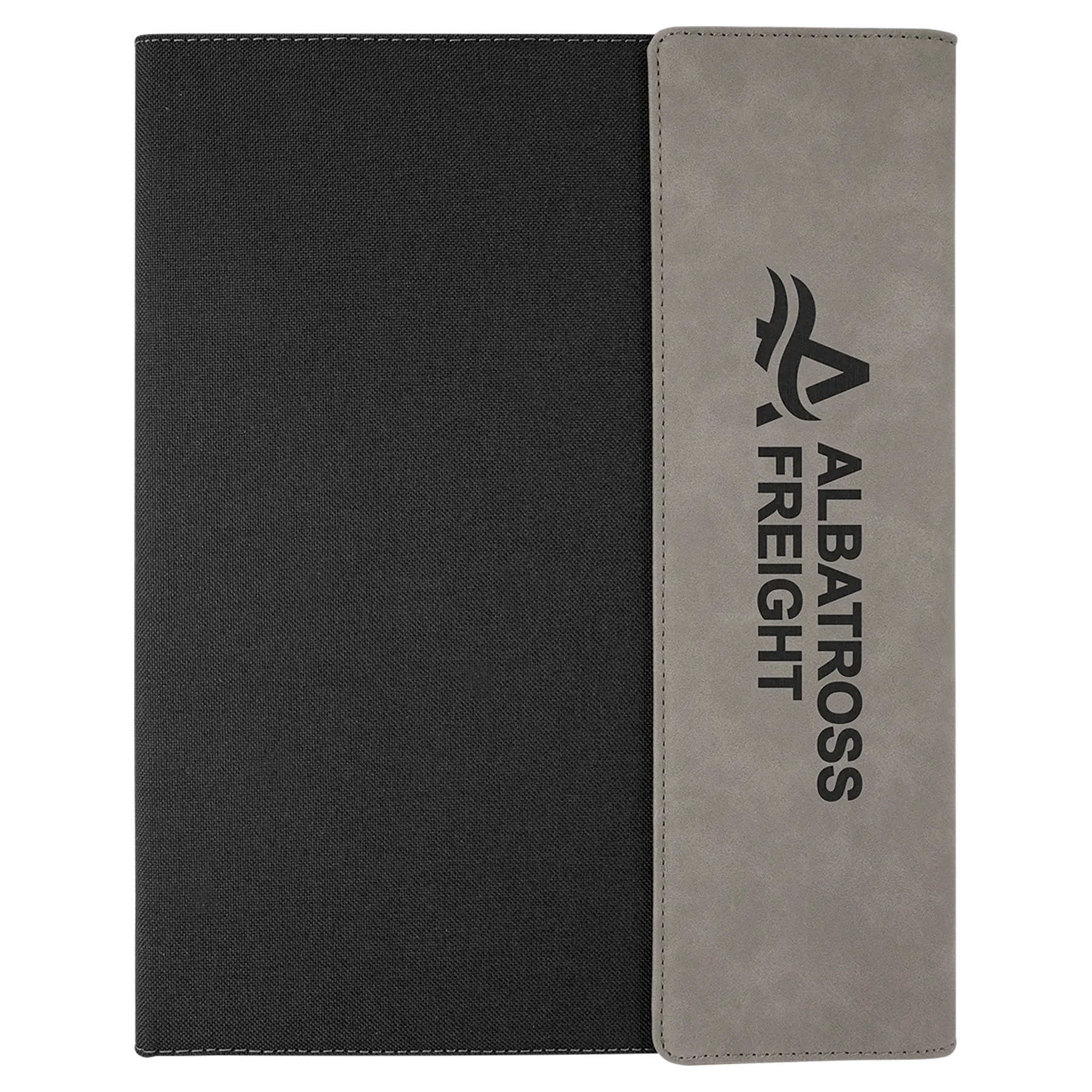 Personalized Executive Portfolio with Pocket and Lined Notepad, Canvas and Leatherette, 9.5" x 12", 9 Colors JDS