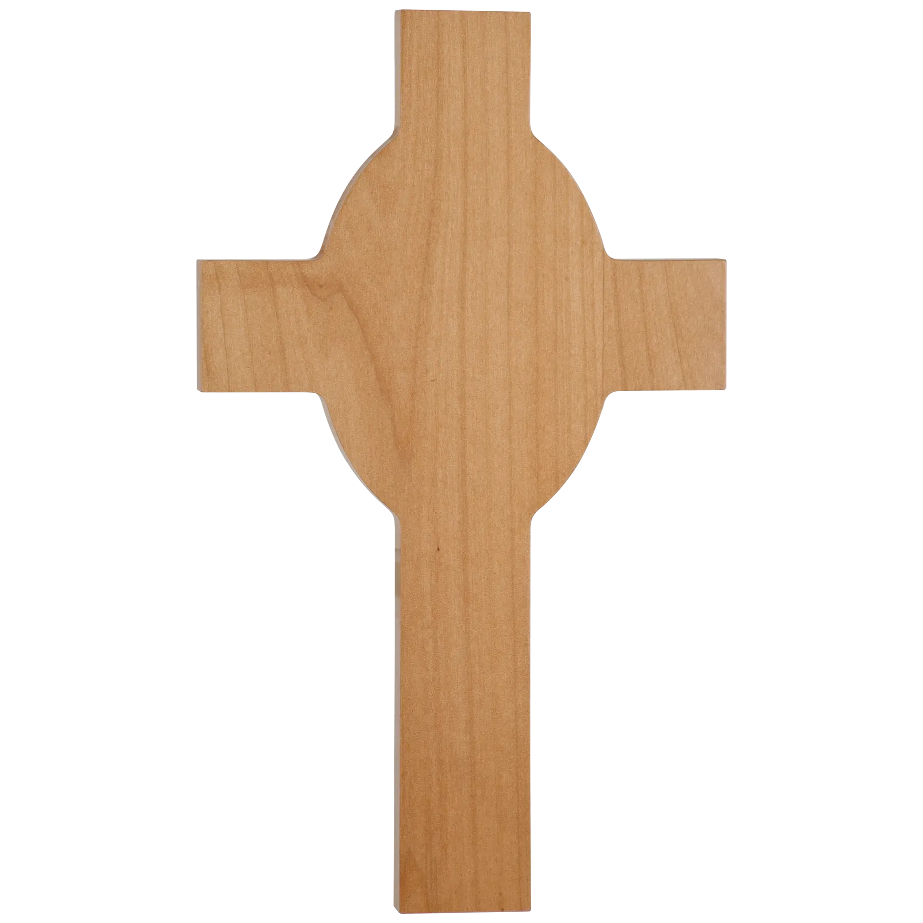 Personalized Red Alder Wood Hanging Cross Plaque – Christian Memorial Gift Sams Engraving and Gifts
