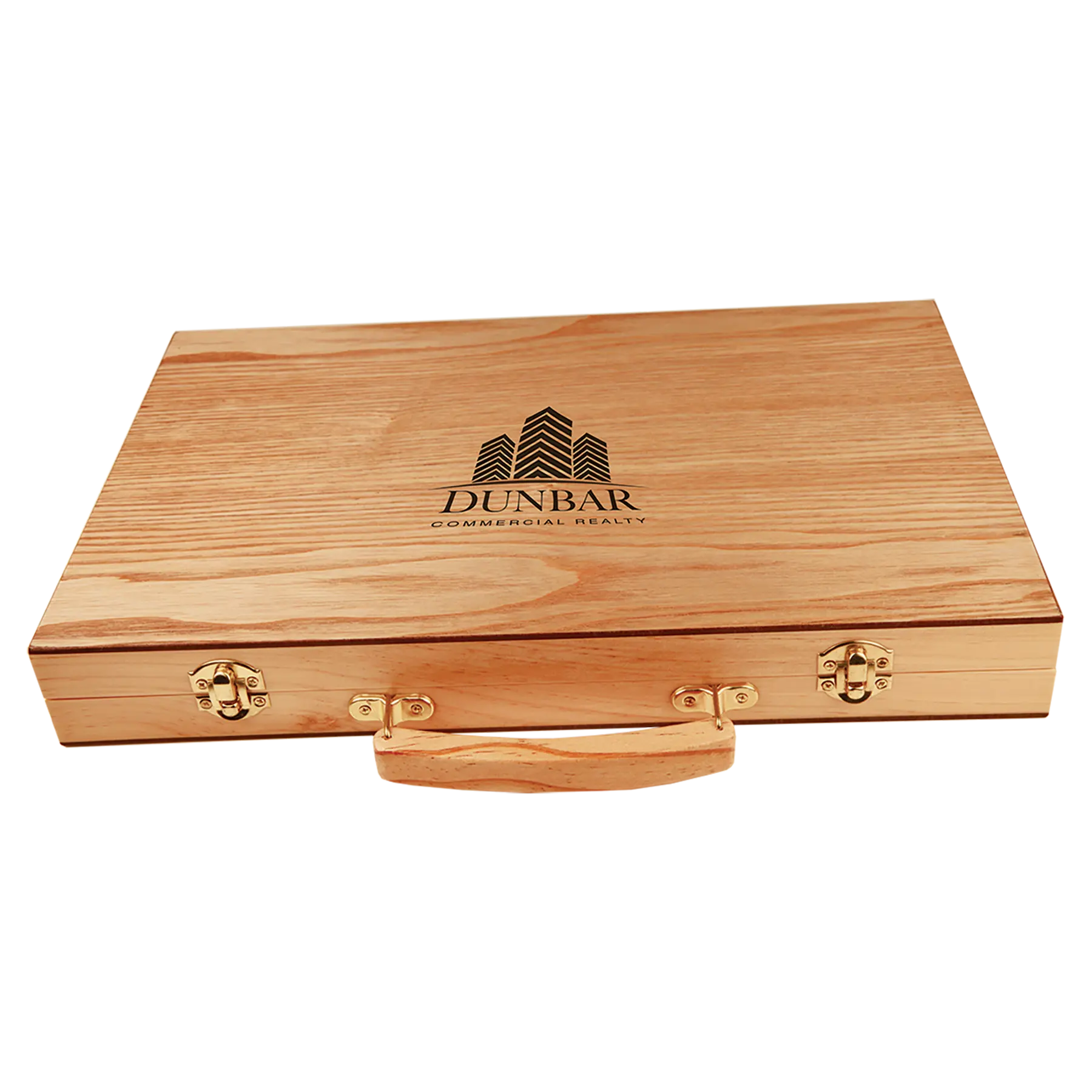 Custom Engraved Wooden Backgammon Set – 15" Game Board with Storage Box JDS