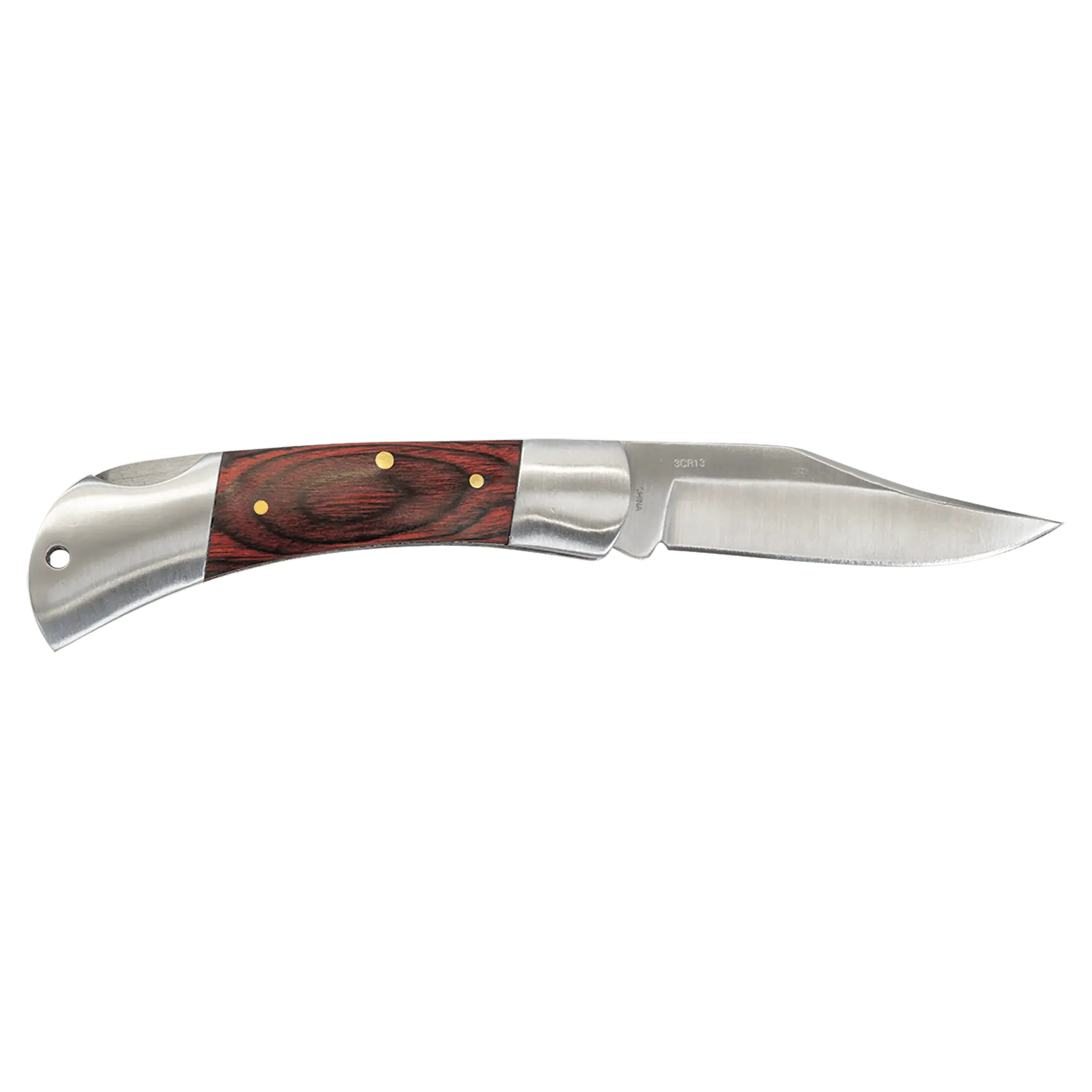 Personalized Bison River 3.5" Wood Folding Pocket Knife Sams Engraving and Gifts