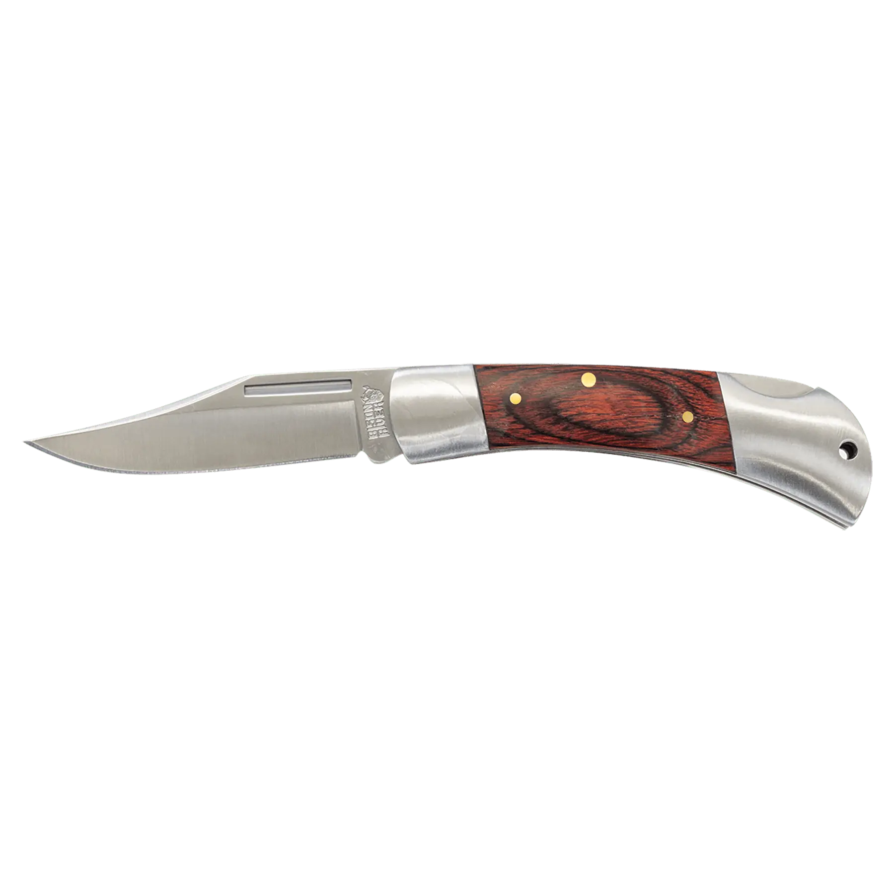 Personalized Bison River 3.5" Wood Folding Pocket Knife Sams Engraving and Gifts