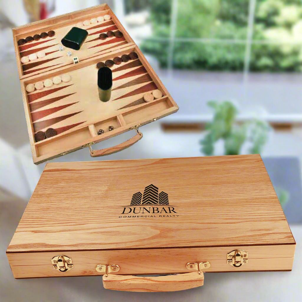 Personalized Monogram Backgammon Game order Set