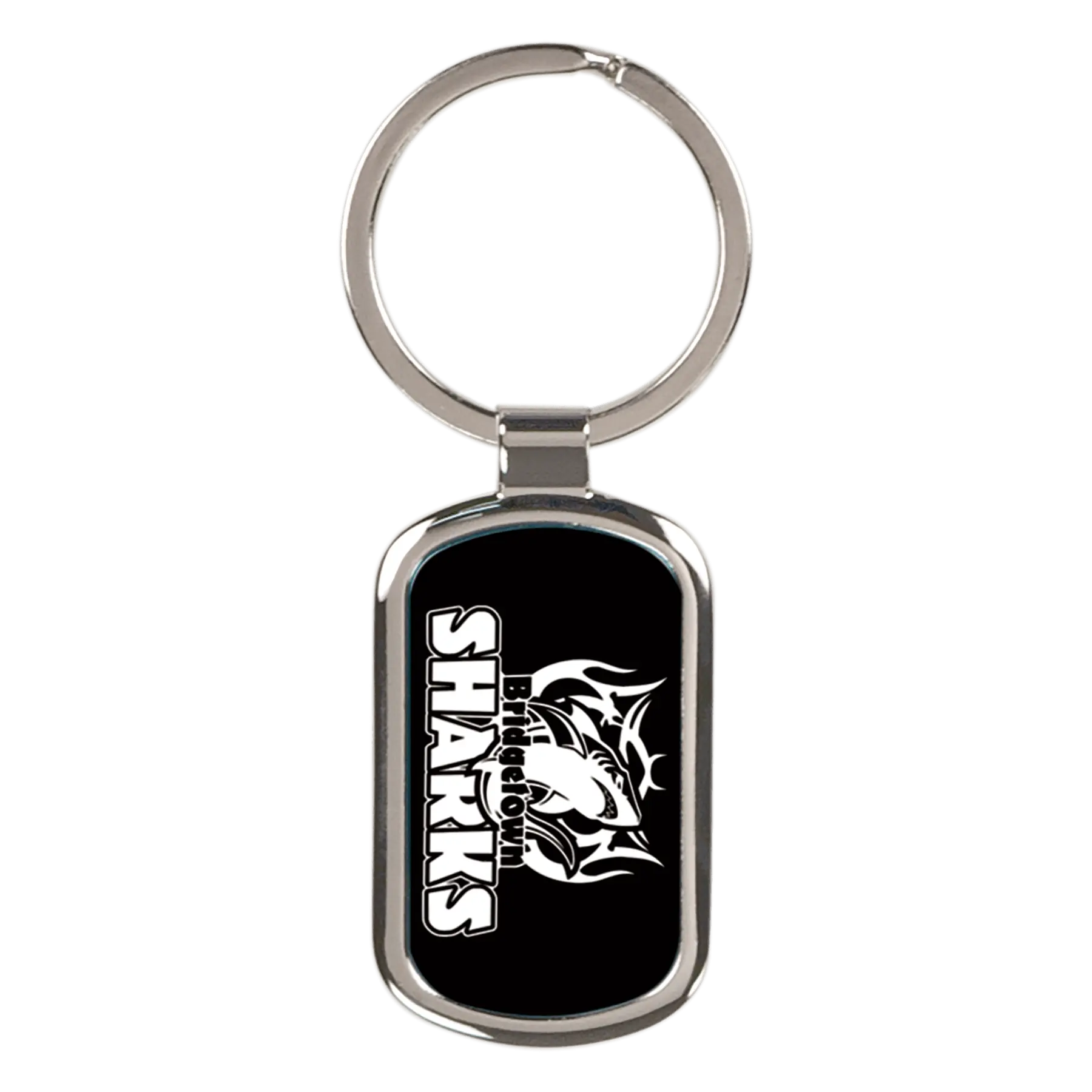 Personalized Metal Keychain, Rectangle, 2 Colors JDS