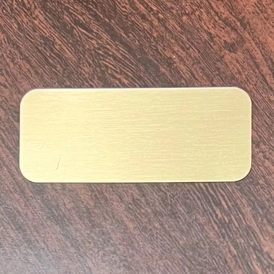 Custom Design-Your-Own Pet Memorial Brass Plate – Personalized Engraving, 2 Sizes Custom Engraving Plates