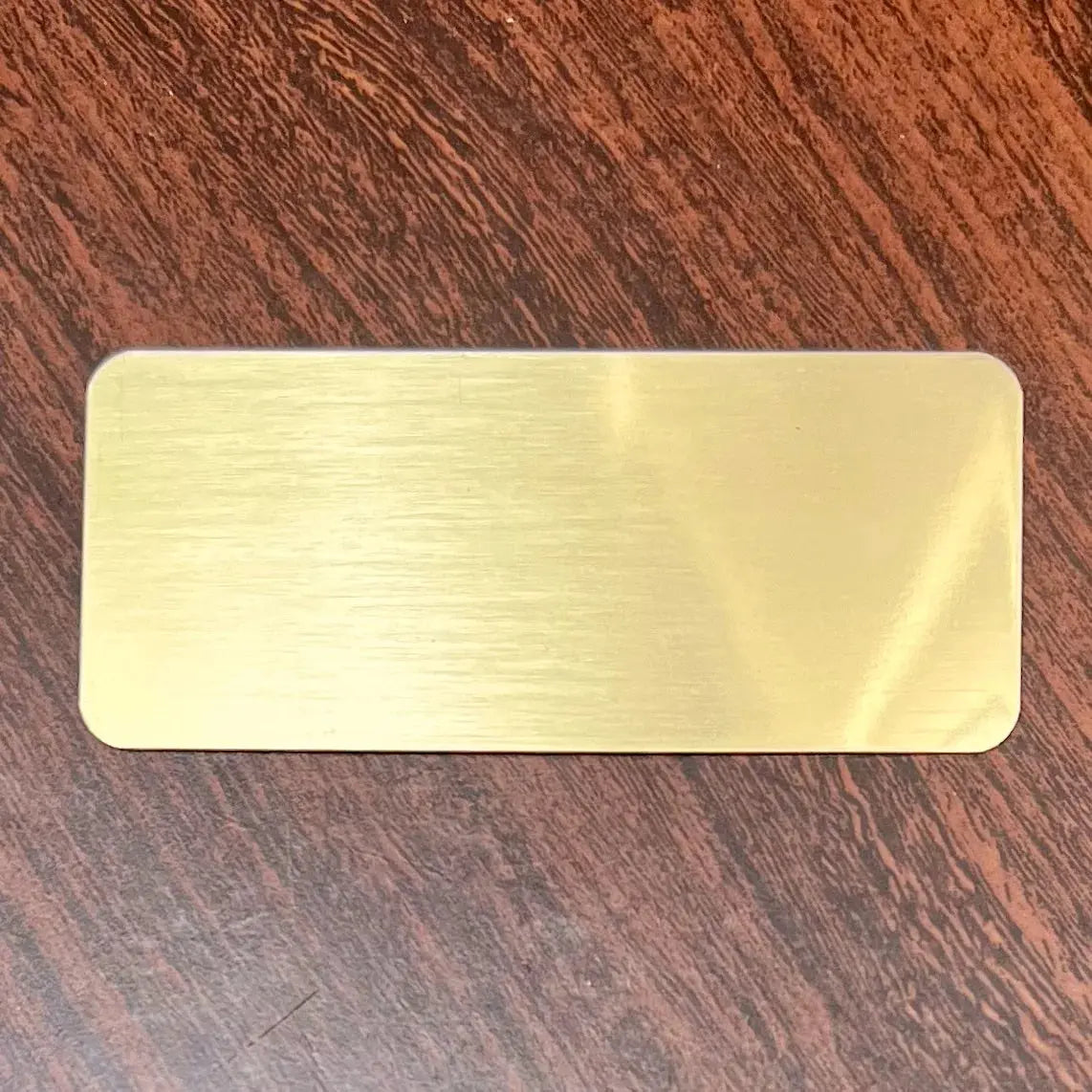 Custom Design-Your-Own Pet Memorial Brass Plate – Personalized Engraving, 2 Sizes Custom Engraving Plates