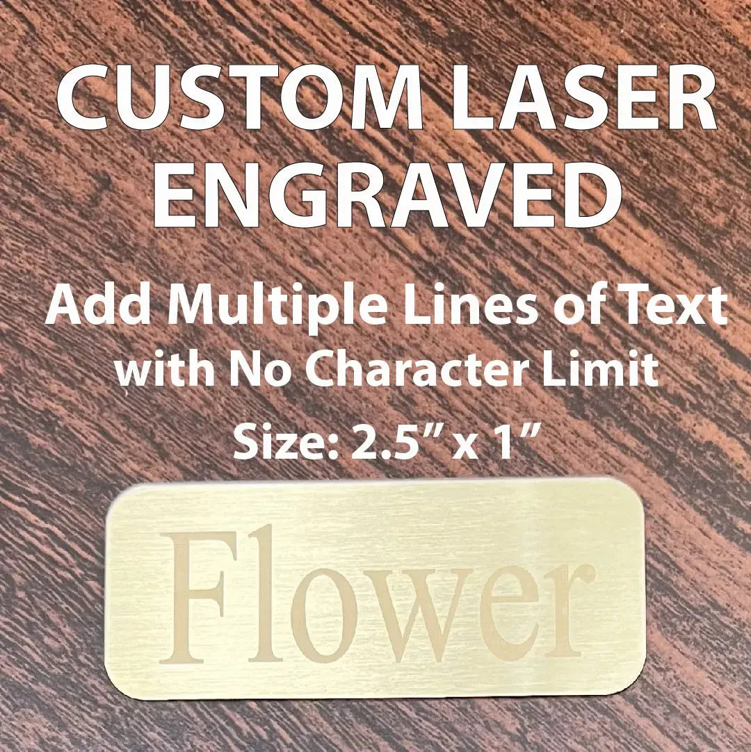 Custom Design-Your-Own Pet Memorial Brass Plate – Personalized Engraving, 2 Sizes Custom Engraving Plates