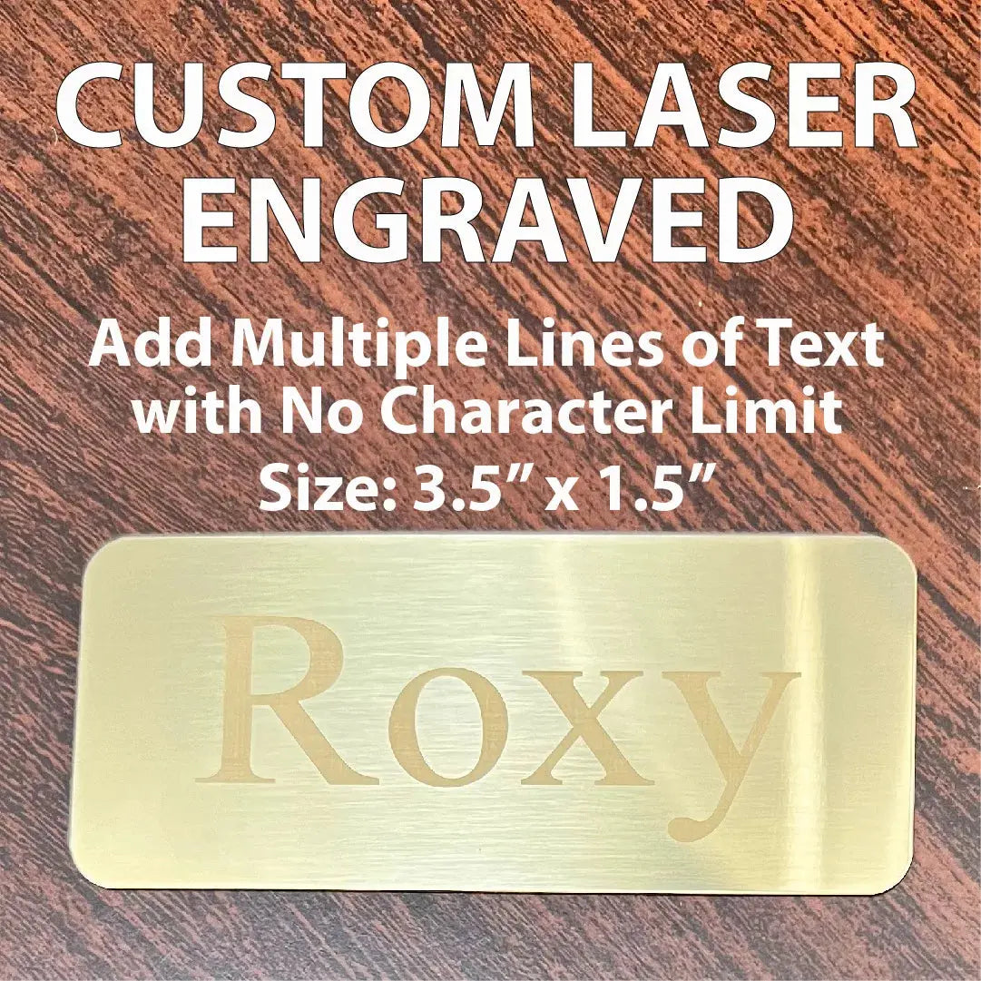 Custom Design-Your-Own Pet Memorial Brass Plate – Personalized Engraving, 2 Sizes Custom Engraving Plates