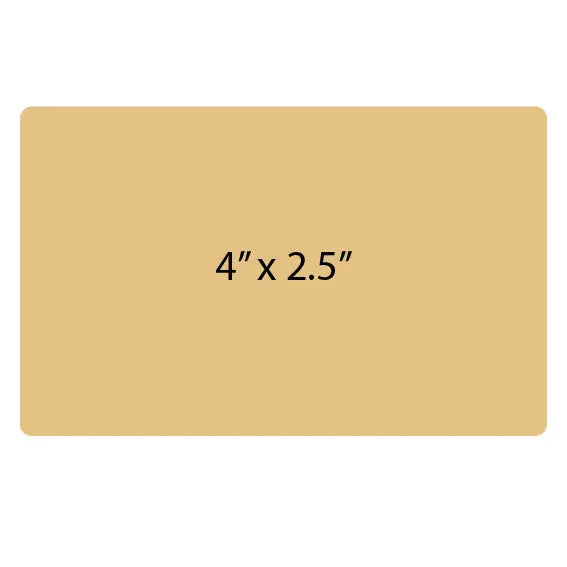 Custom Engraved Solid Brass Name Plate – Rounded Corners – Text/Design Engraves Black Custom Engraving Plates