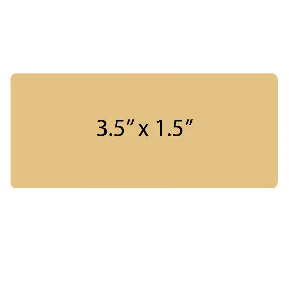 Custom Engraved Solid Brass Name Plate – Rounded Corners – Text/Design Engraves Black Custom Engraving Plates
