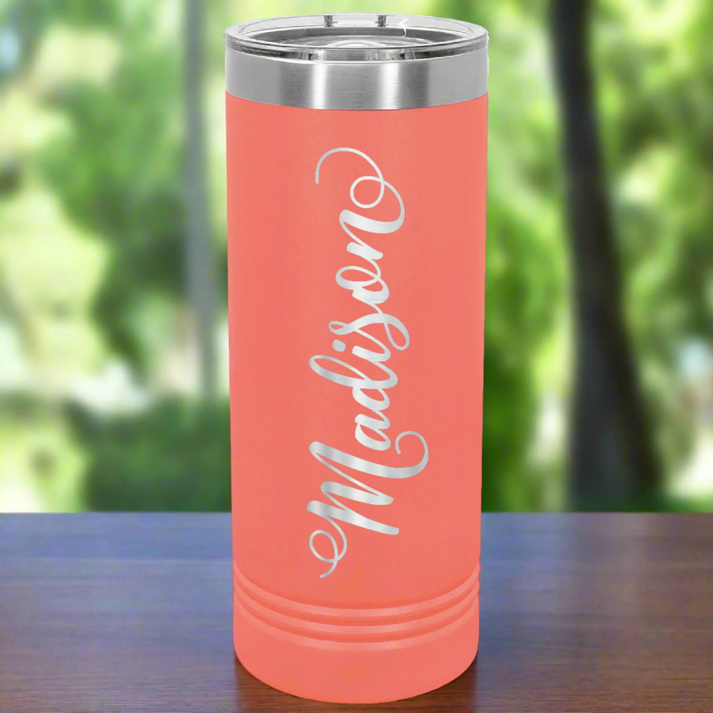 Personalized Polar Camel 22 oz. Skinny Tumbler with Slider Lid – 16 Colors JDS
