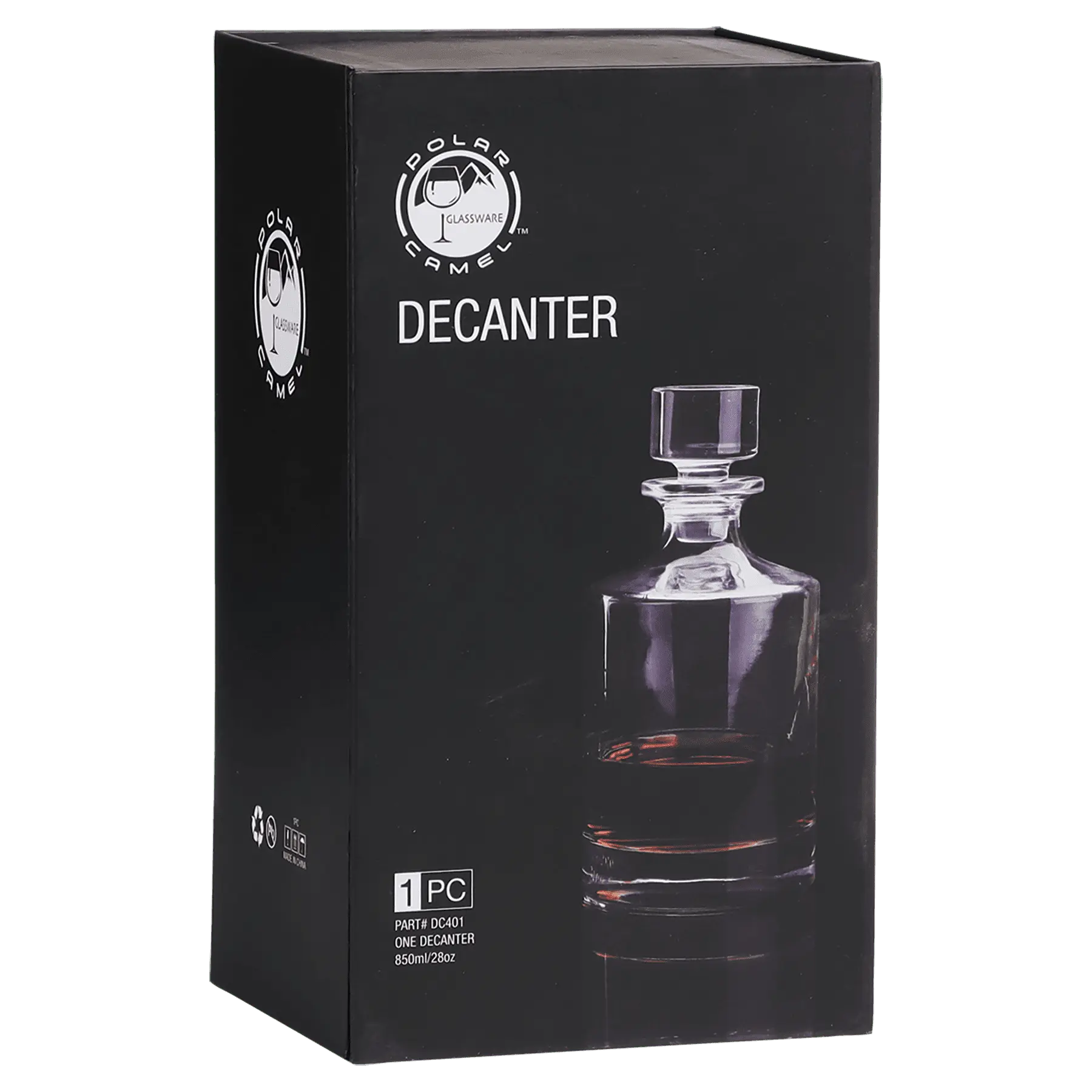 Custom Engraved 850ml Round Glass Decanter – Personalized Gift Sams Engraving and Gifts