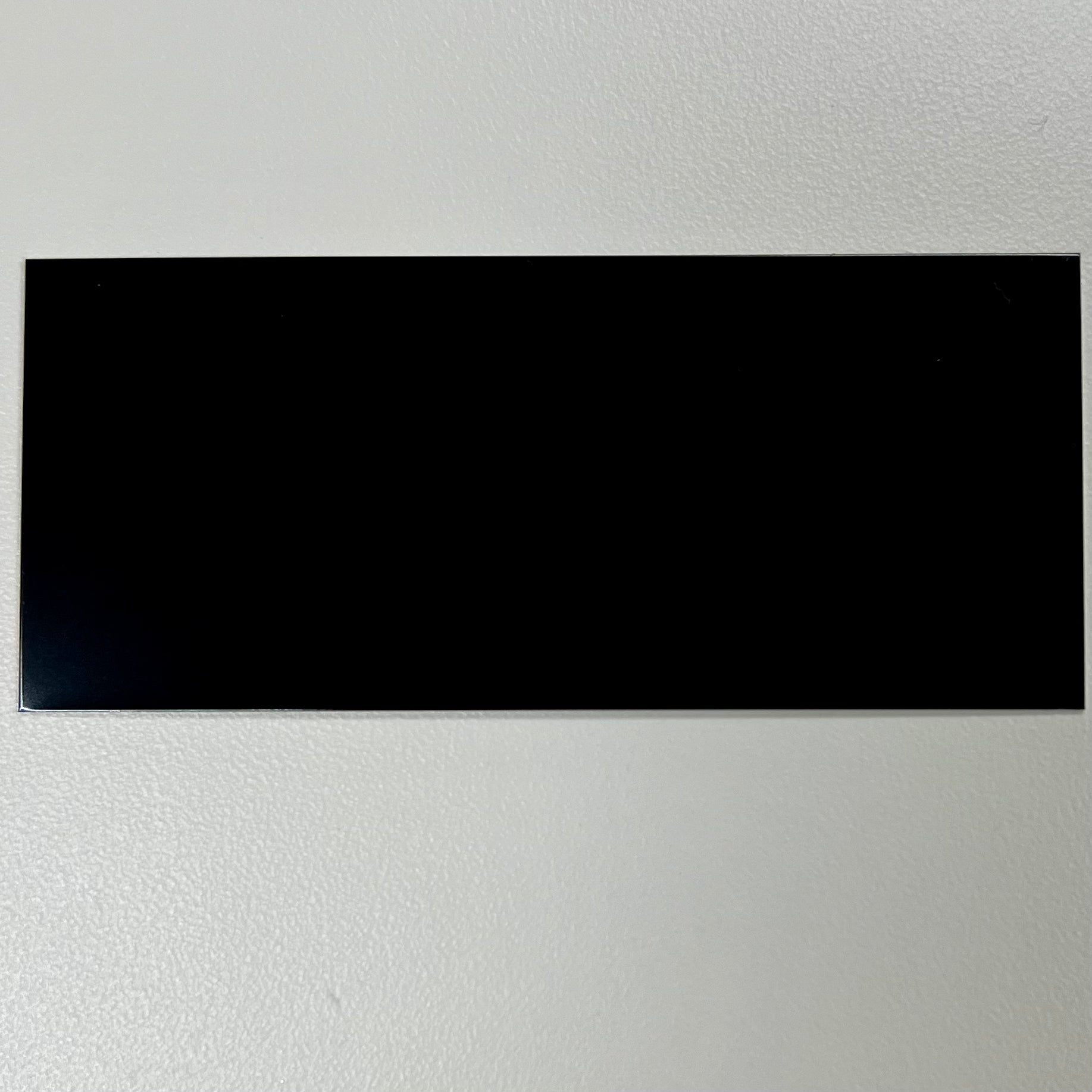 Custom Black Aluminum Name Plate Tag, Engraves Silver Custom Engraving Plates