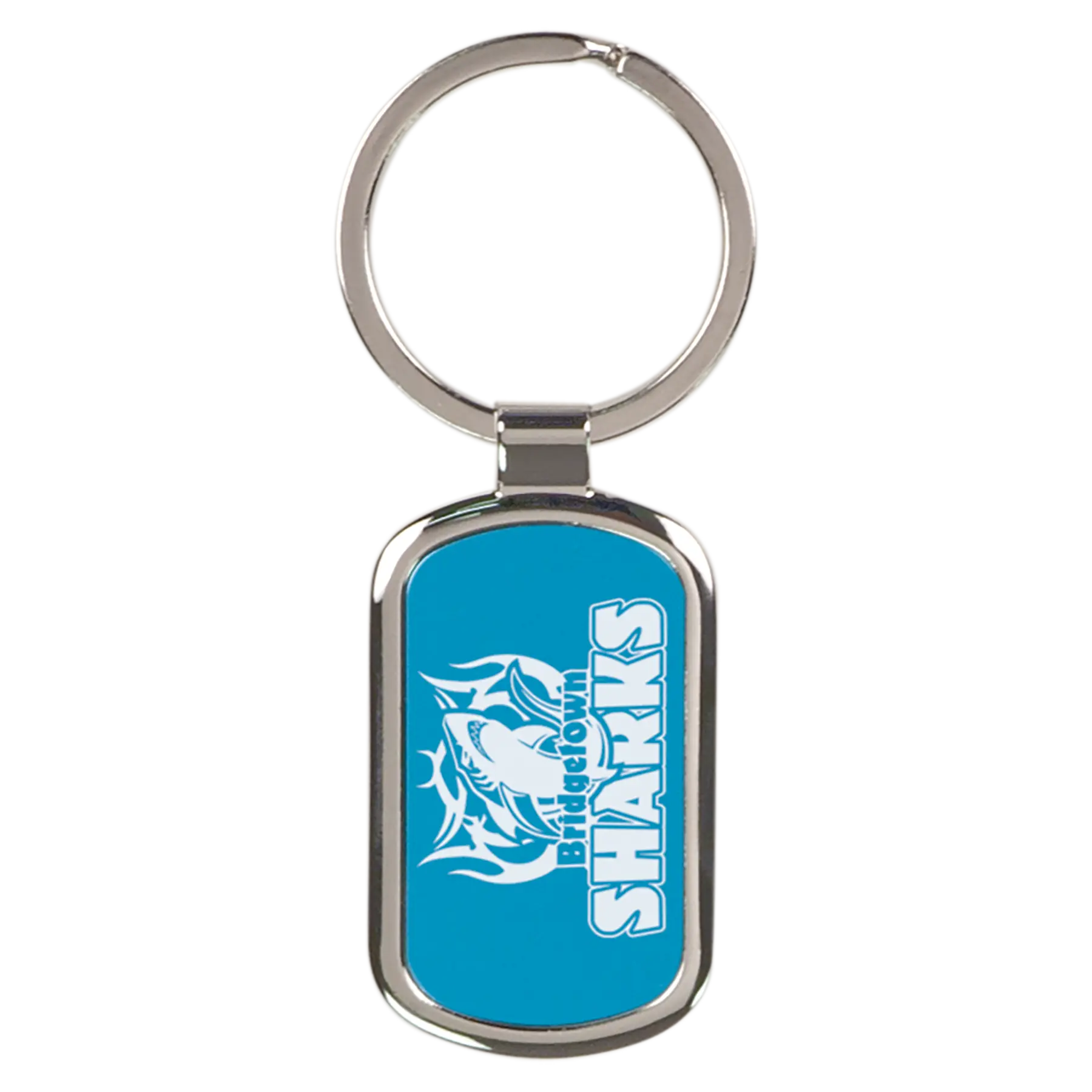 Personalized Metal Keychain, Rectangle, 2 Colors JDS