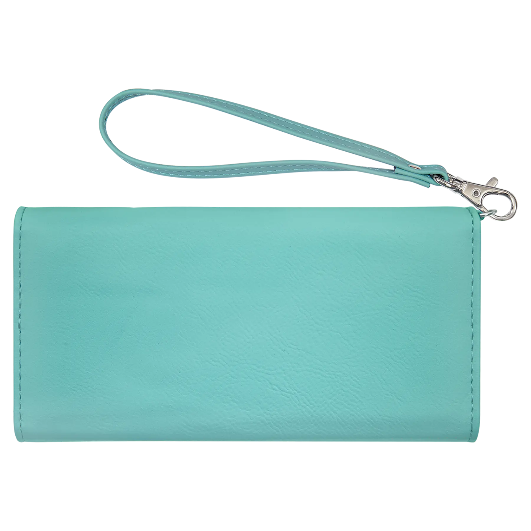 Personalized Wallet with Wrist Strap, Wristlet, RFID Protection, Multi-Slots, Leatherette, 7.5" x 4", 10 Colors JDS