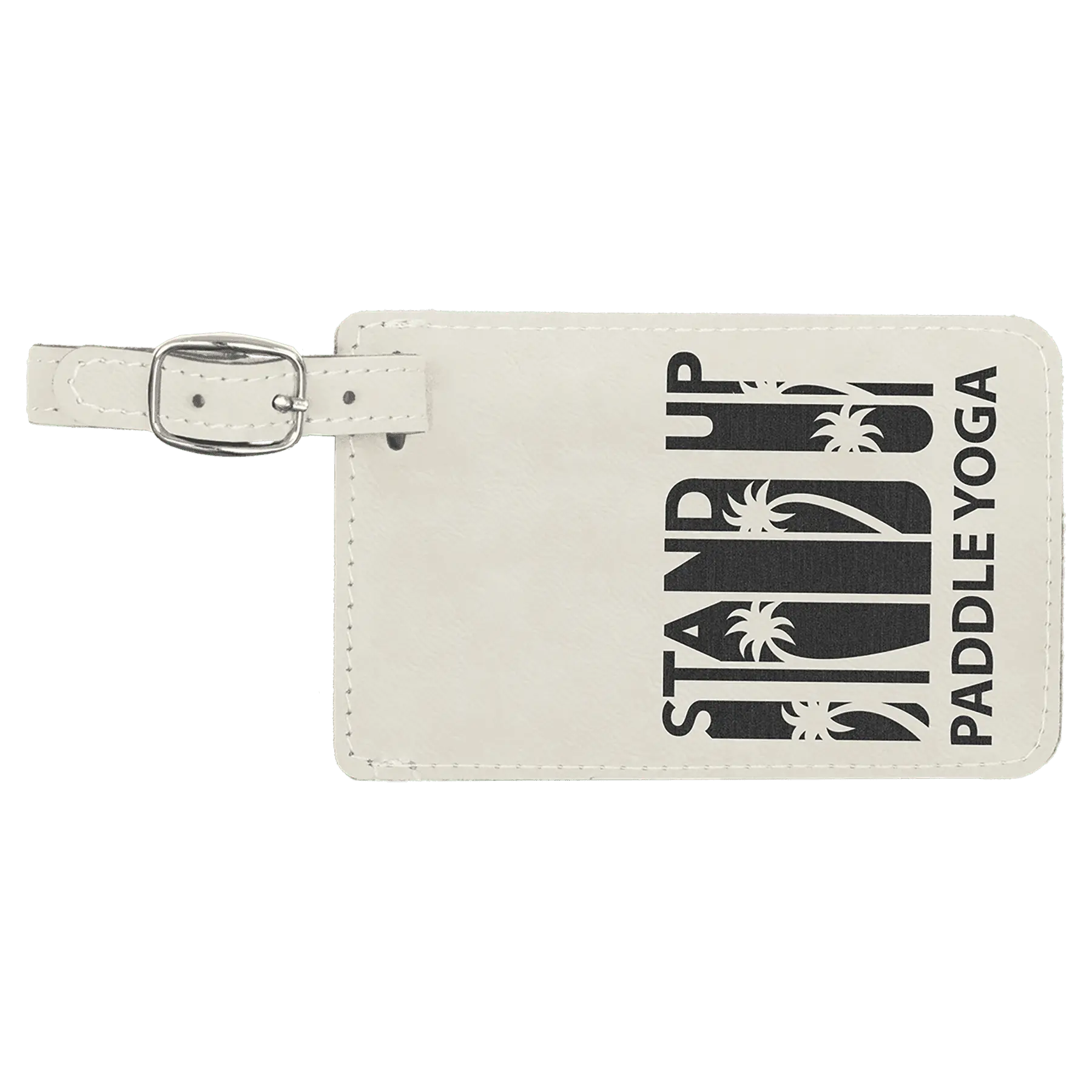 Personalized Leatherette Luggage & Bag Tag with Buckle – 18 Colors Available Sams Engraving and Gifts