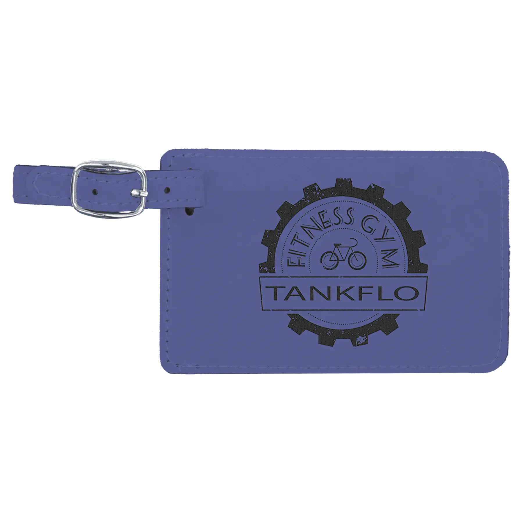 Personalized Leatherette Luggage & Bag Tag with Buckle – 18 Colors Available Sams Engraving and Gifts