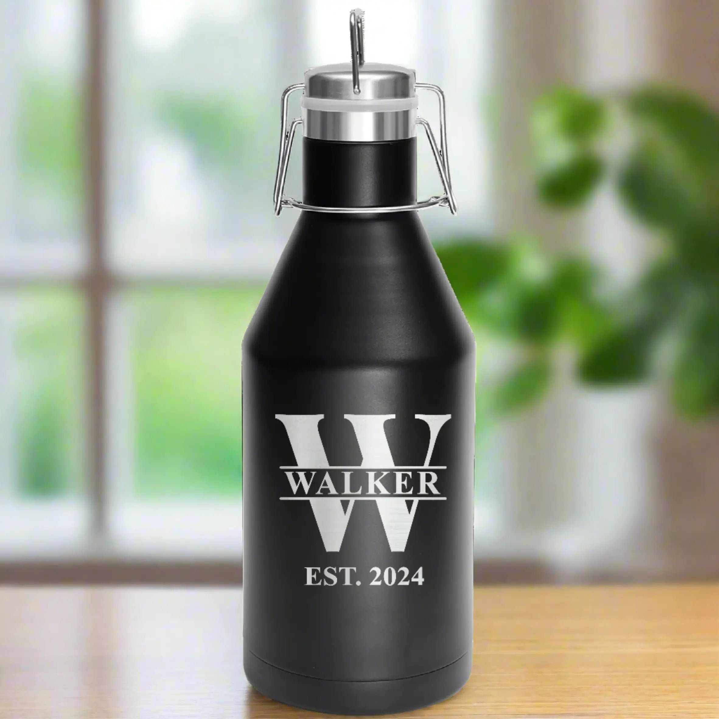 Personalized Polar Camel Large 64 oz. Vacuum Insulated Growler with Swing-Top Lid, 2 Colors JDS