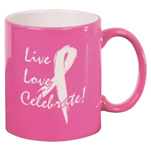 Personalized 11 oz. Ceramic Coffee Mug – Round Style, Available in 8 Colors Sams Engraving and Gifts