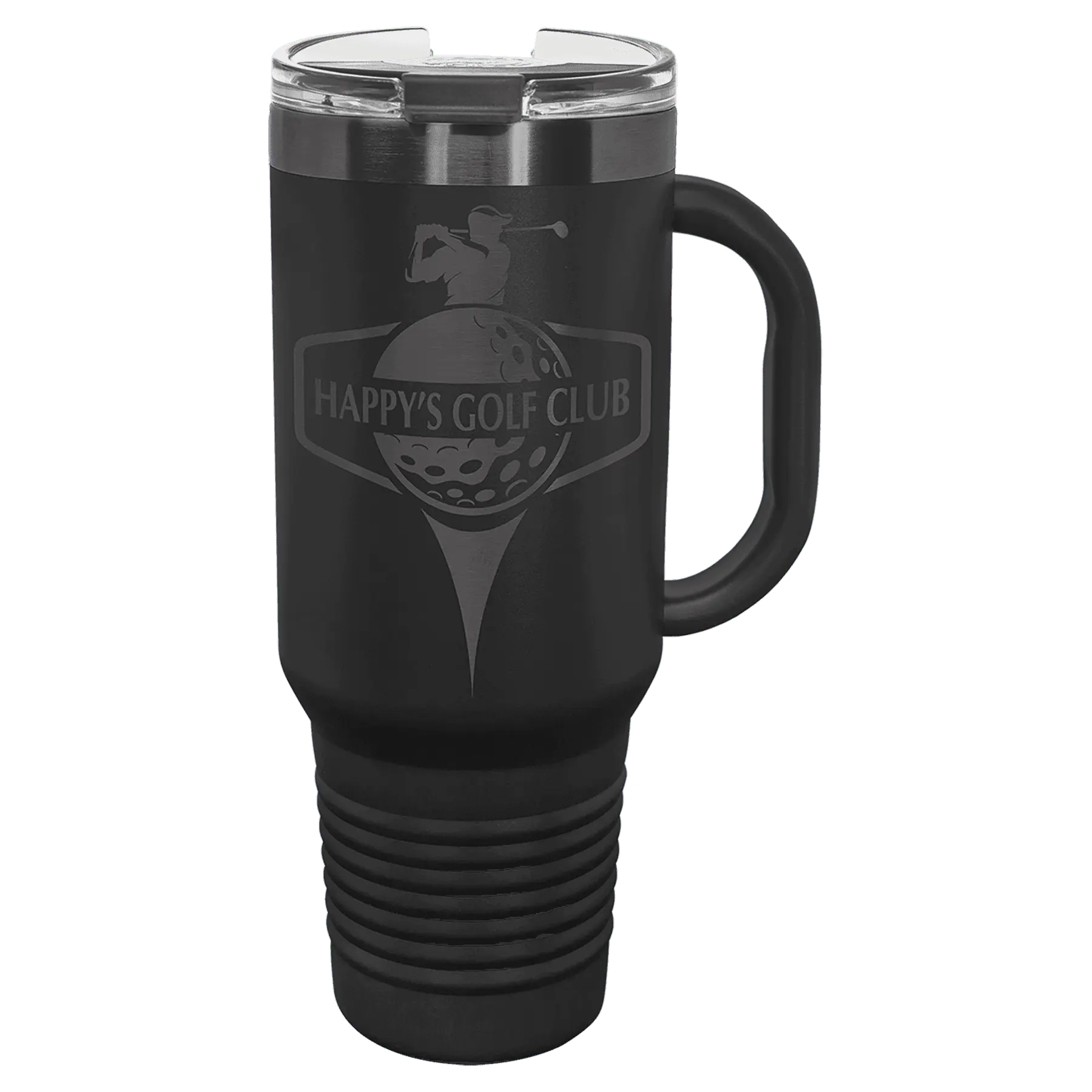 Personalized 40 oz. Polar Camel Ion-Plated Travel Mug with Handle & Straw Included β 4 Color Options JDS