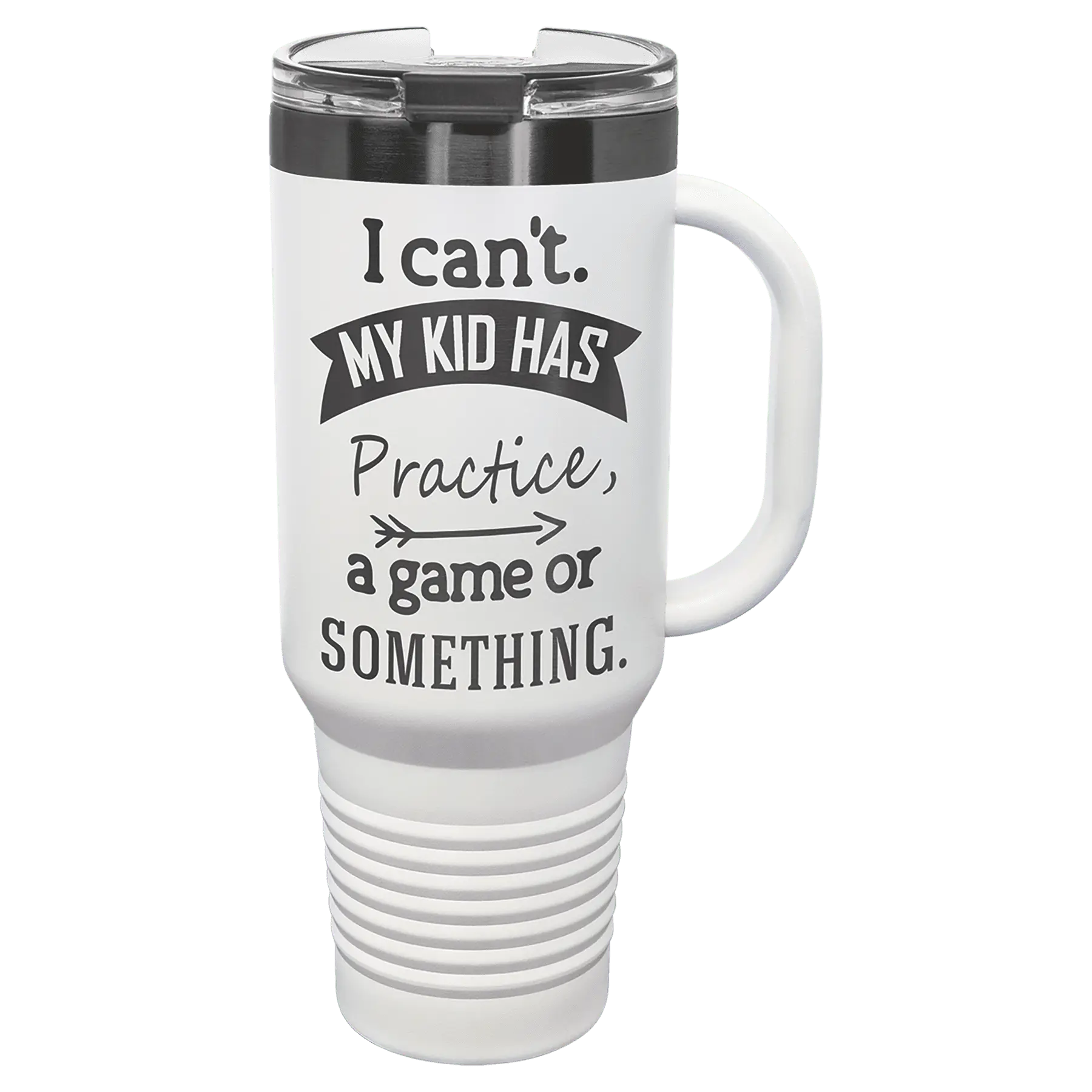 Personalized 40 oz. Polar Camel Ion-Plated Travel Mug with Handle & Straw Included β 4 Color Options JDS