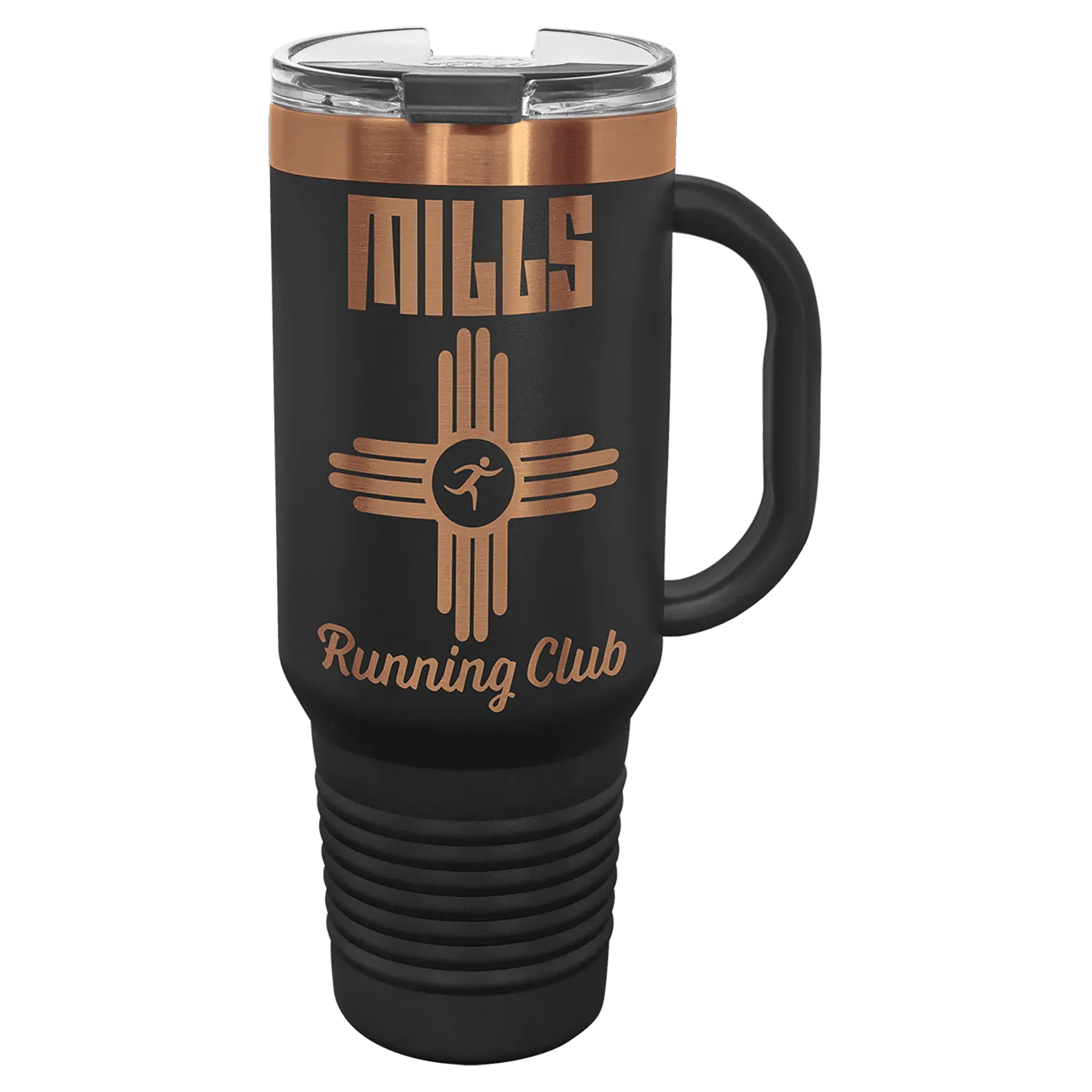 Personalized 40 oz. Polar Camel Ion-Plated Travel Mug with Handle & Straw Included β 4 Color Options JDS