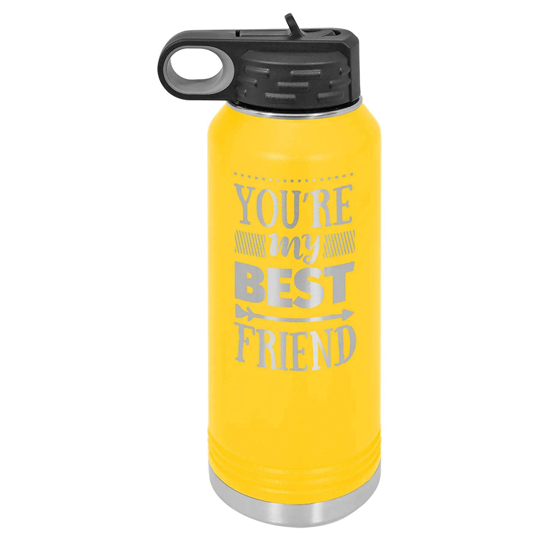 Personalized Polar Camel 32 oz. Water Bottle, Screw-On Lid with Flip Top – 16 Colors Sams Engraving and Gifts