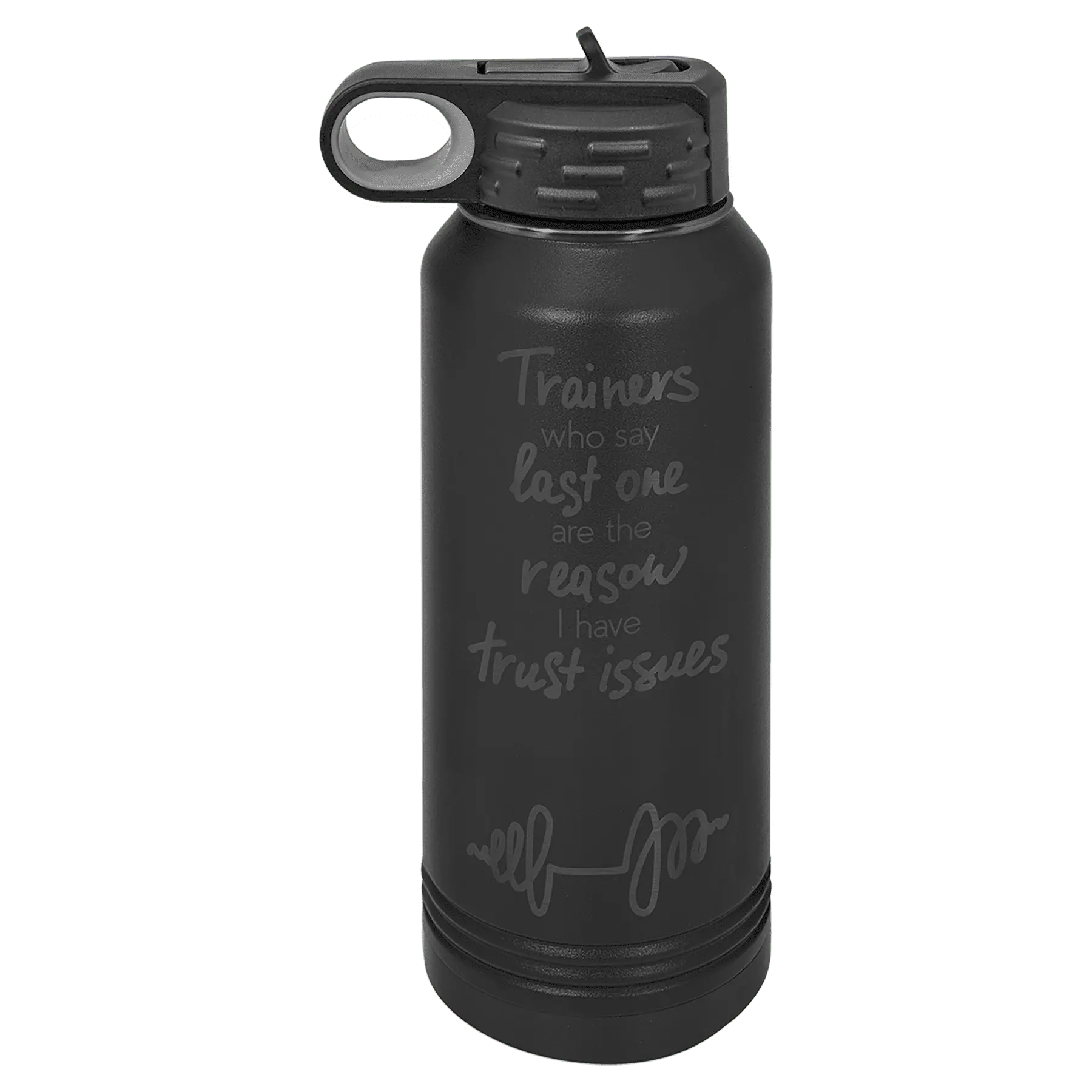 Personalized Polar Camel 32 oz. Ion-Plated Water Bottle with Screw-On Flip Top Lid – 4 Color Options JDS