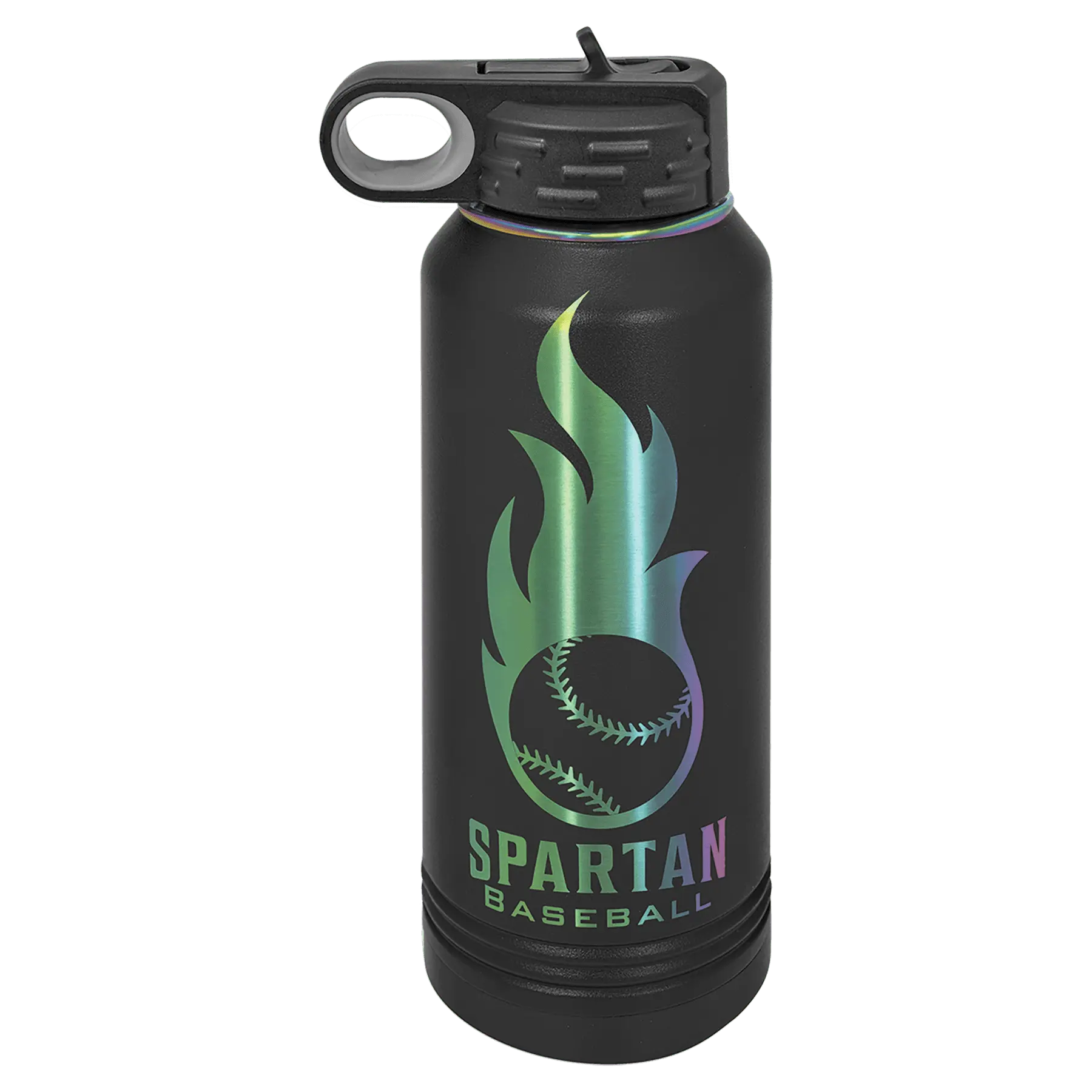 Personalized Polar Camel 32 oz. Ion-Plated Prism Water Bottle, Screw-On Lid with Flip Top – 2 Colors Available Sams Engraving and Gifts