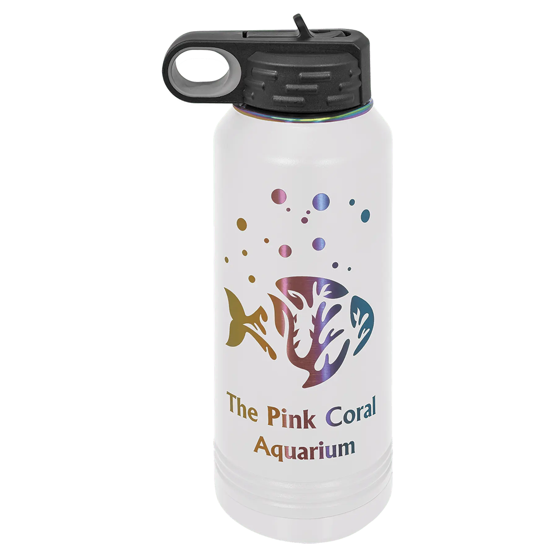 Personalized Polar Camel 32 oz. Ion-Plated Prism Water Bottle, Screw-On Lid with Flip Top – 2 Colors Available Sams Engraving and Gifts