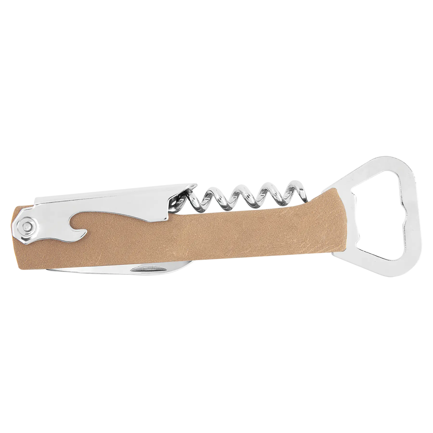 Personalized Wine Bottle Opener/Corkscrew, Leatherette, 15 Colors JDS